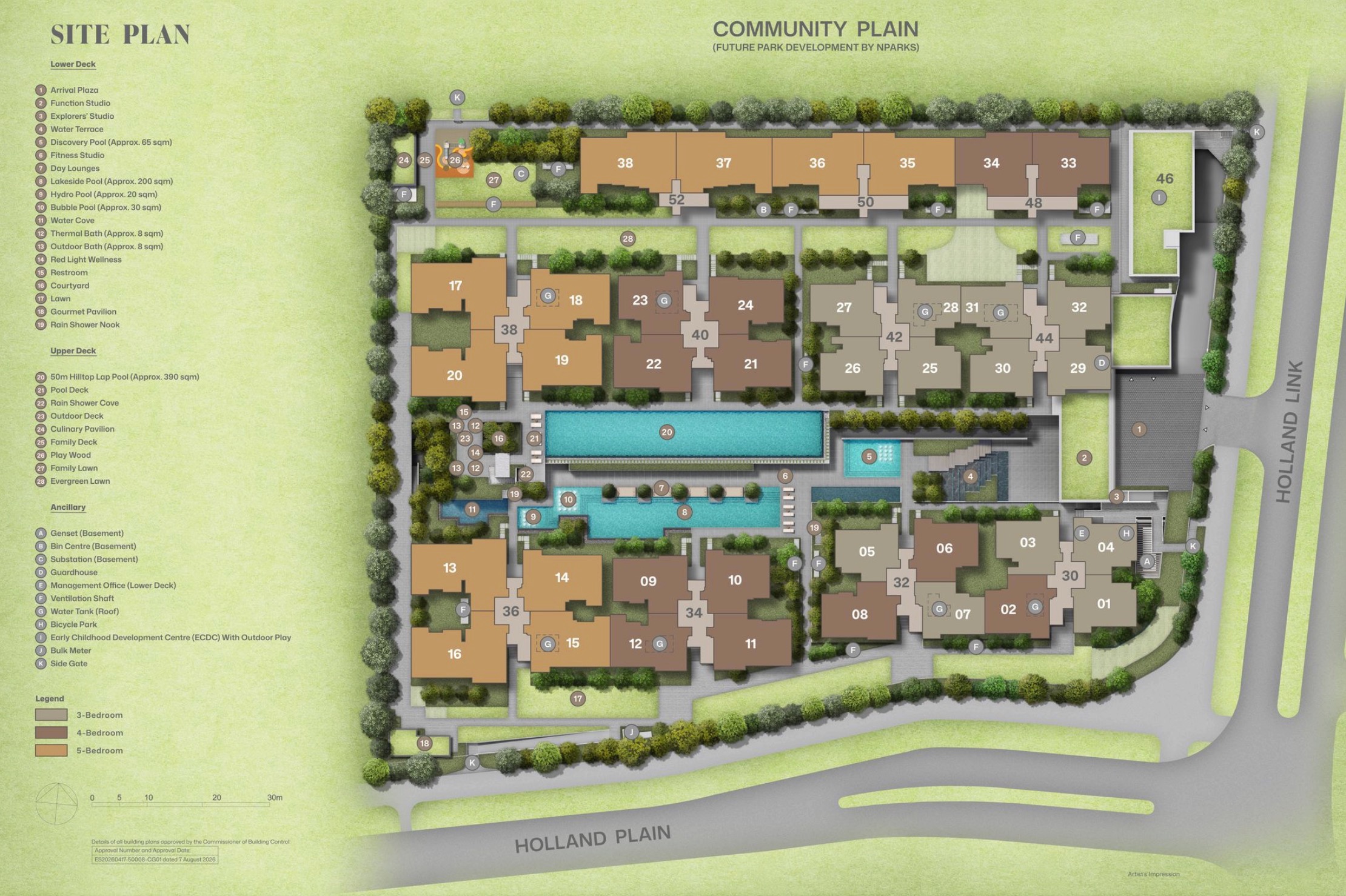 Amberwood Holland – Siteplan