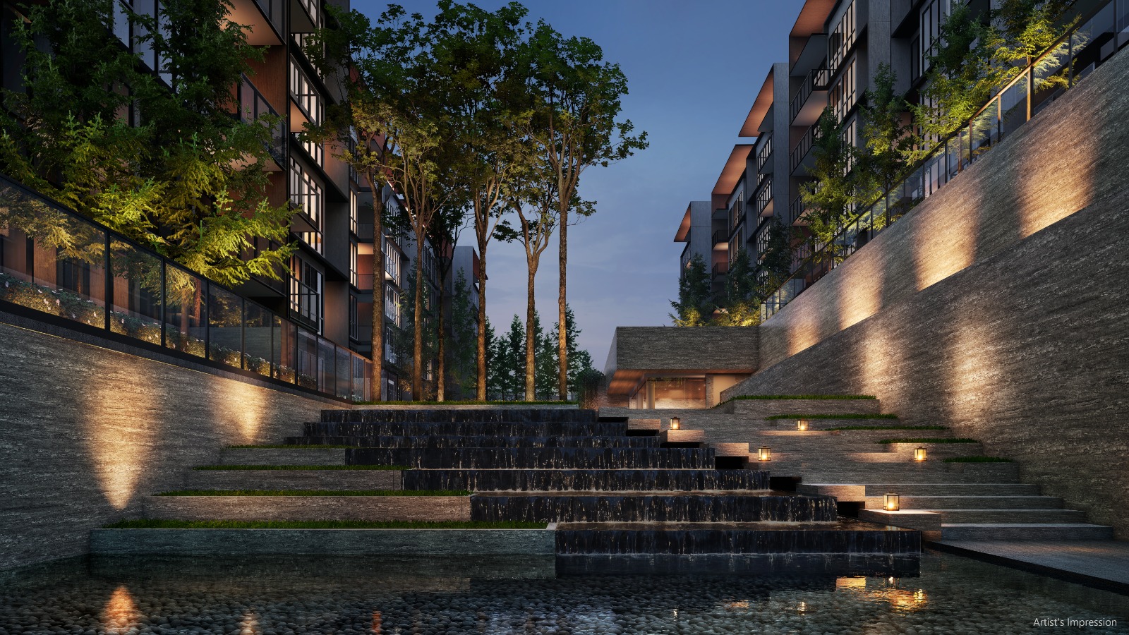 Amberwood Holland – Water Cascading
