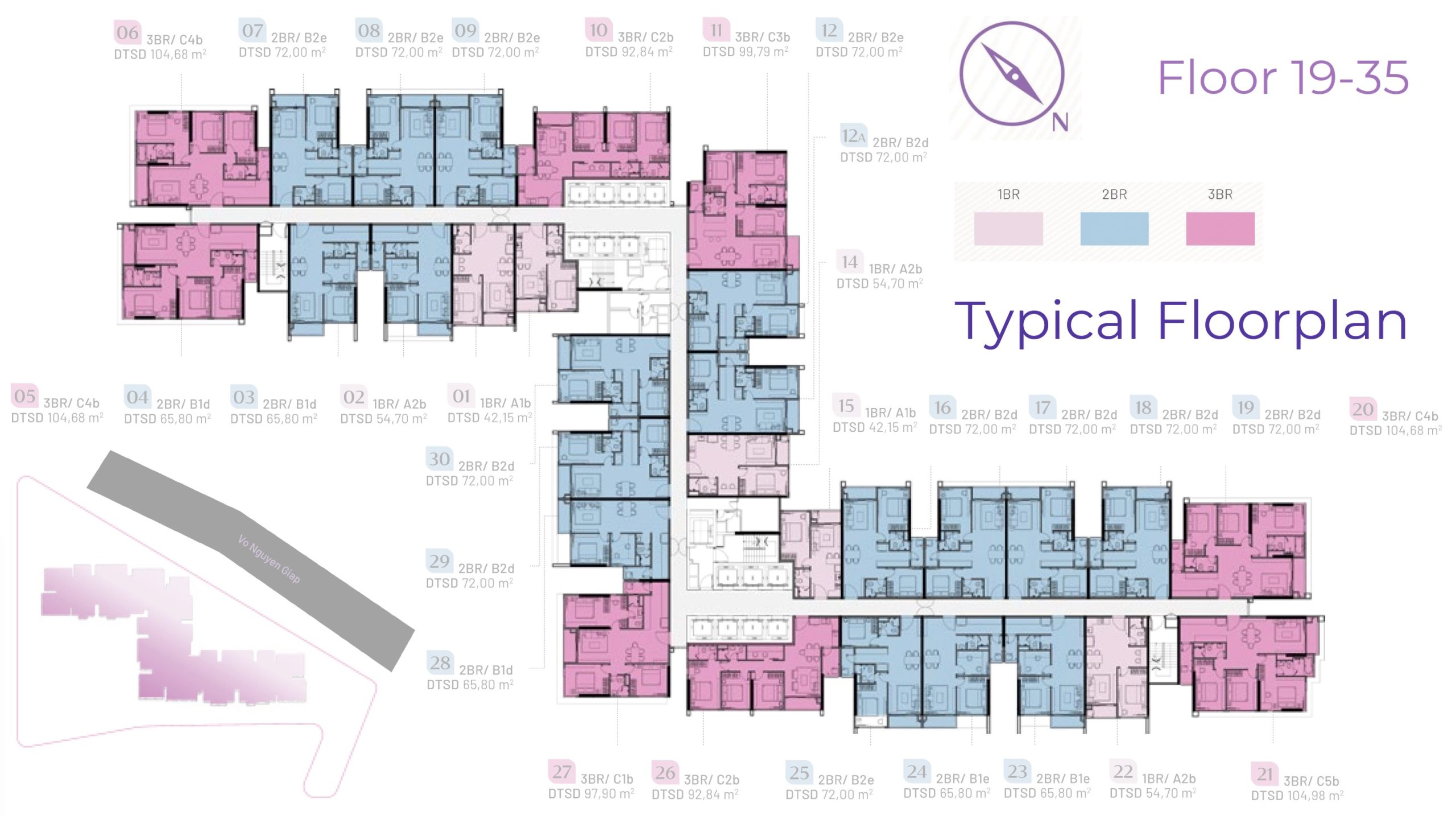 Ambience Gamuda – Typical Floor Plan