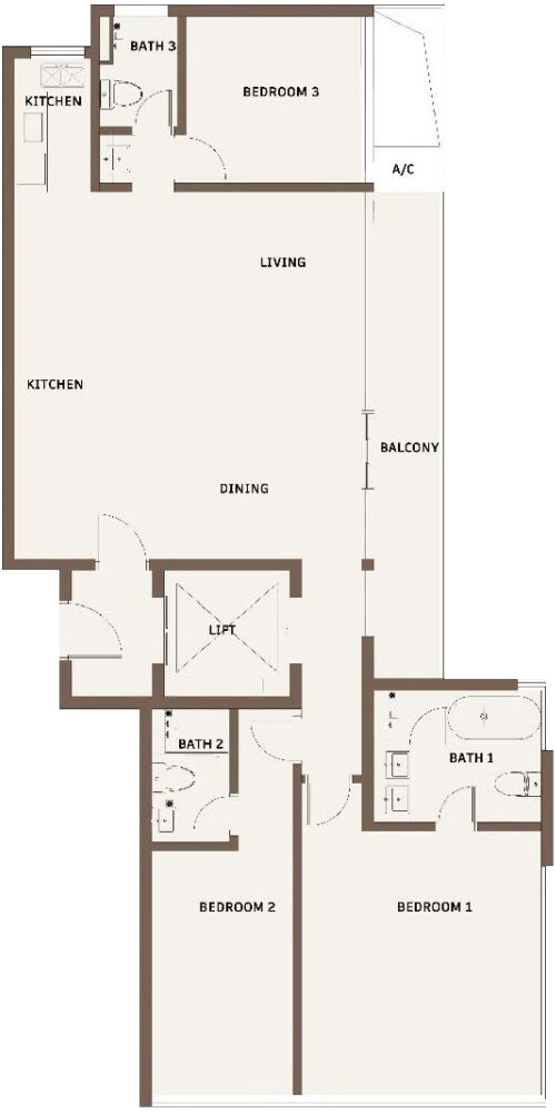 CTC Skyone JB – Type G Floor Plan
