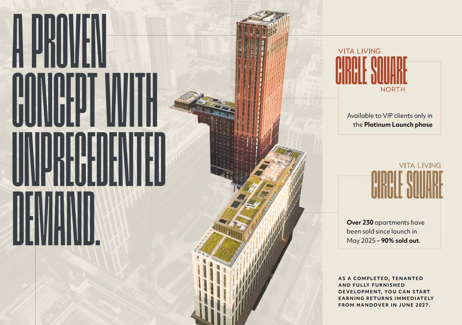 Circle Square Buildings