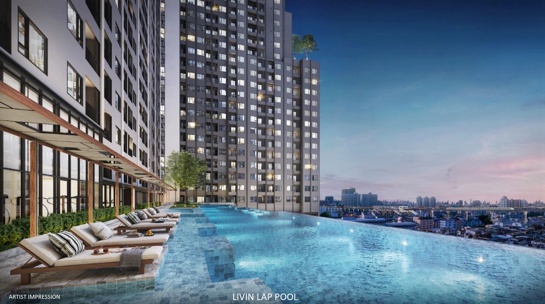Livin Ramkhamhaeng – Lap Pool
