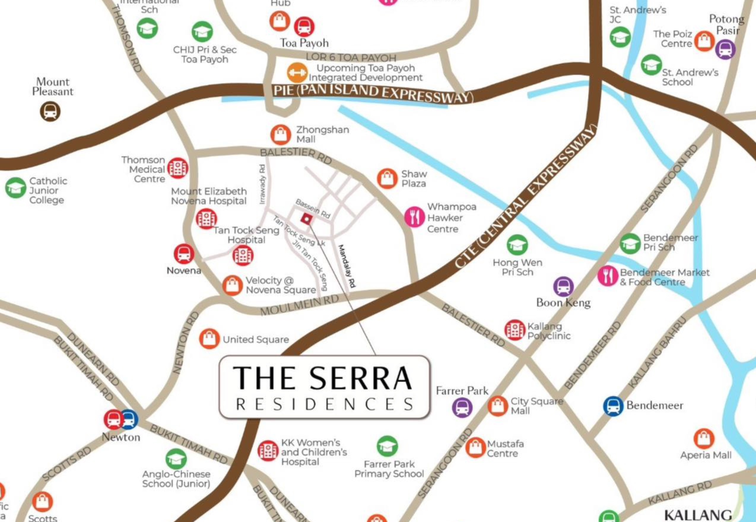 Serra Residences Location Map