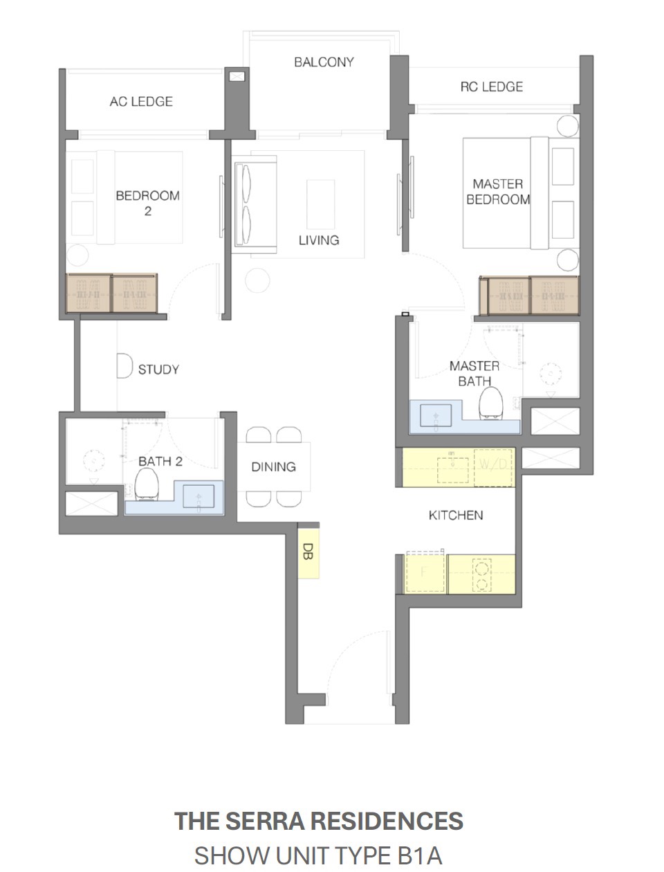 Serra Residences Showunit B1A