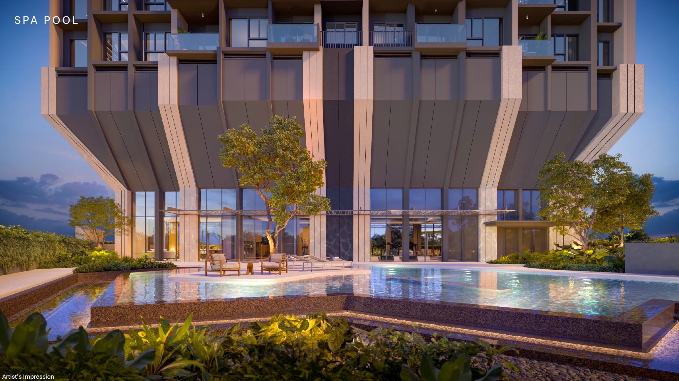 Serra Residences Spa Pool