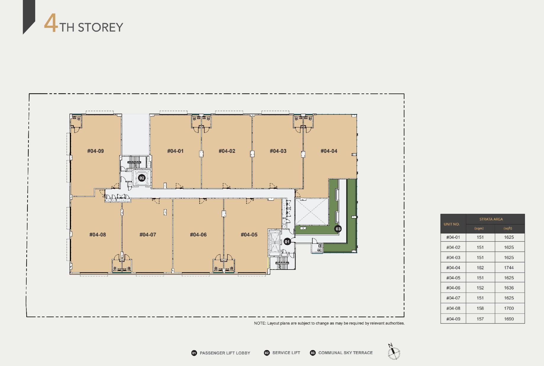 Nova Space B1 – Level 4 Site Plan