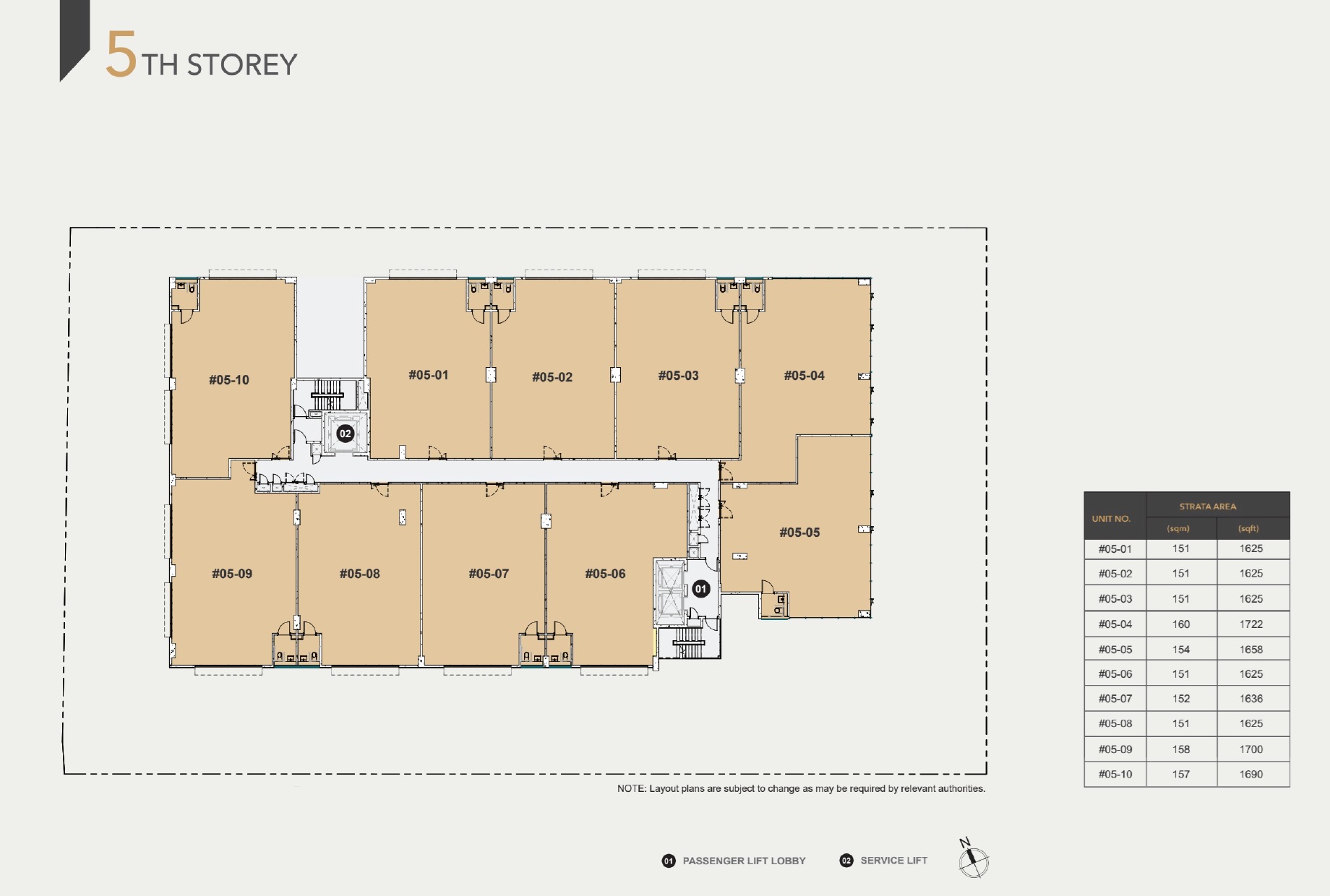 Nova Space B1 – Level 5 Site Plan