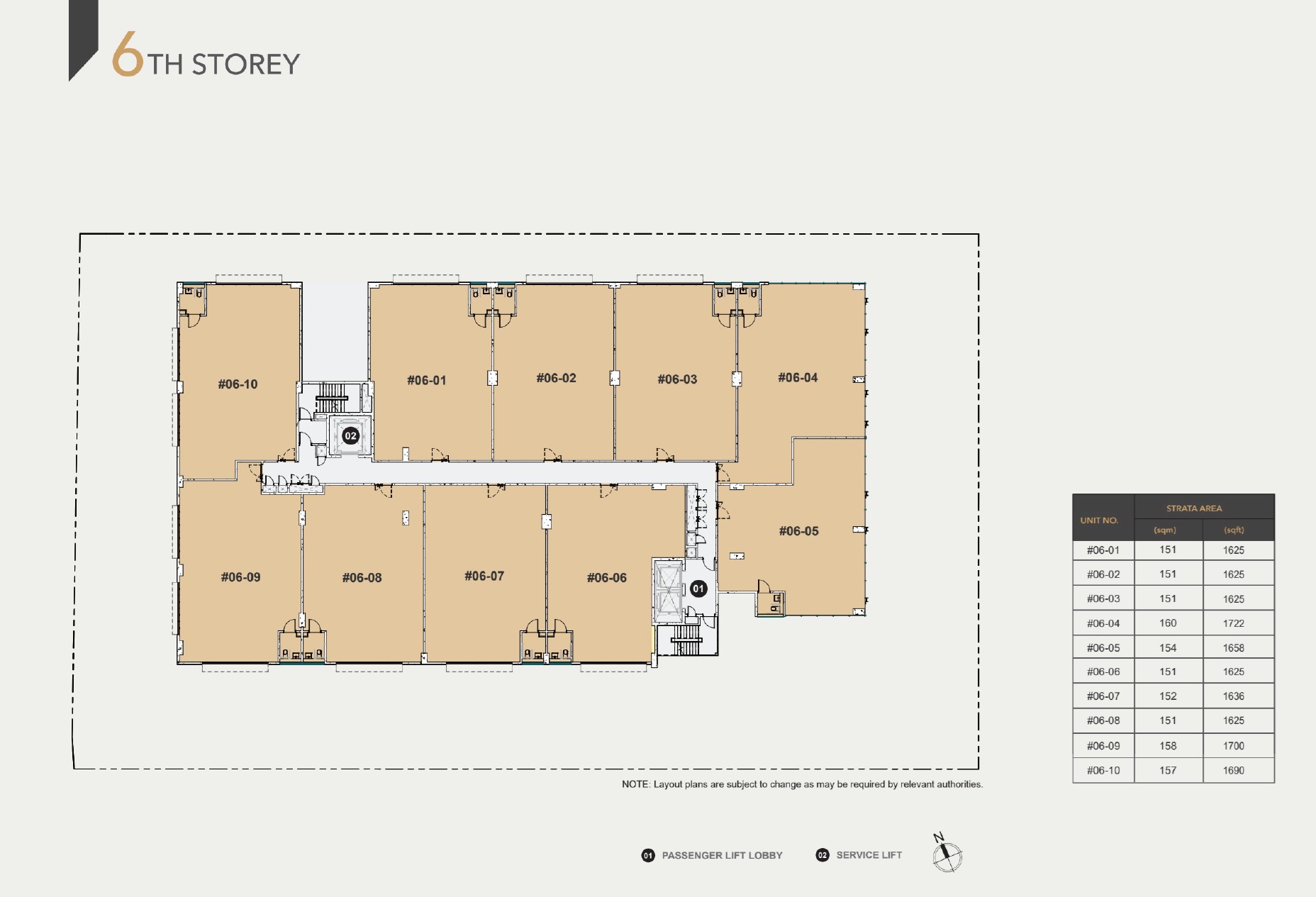 Nova Space B1 – Level 6 Site Plan