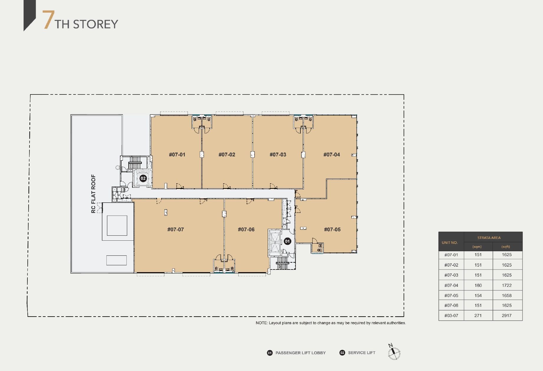 Nova Space B1 – Level 7 Site Plan