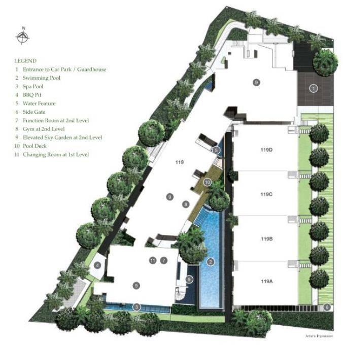 Residences At Emerald Hill – Site Plan