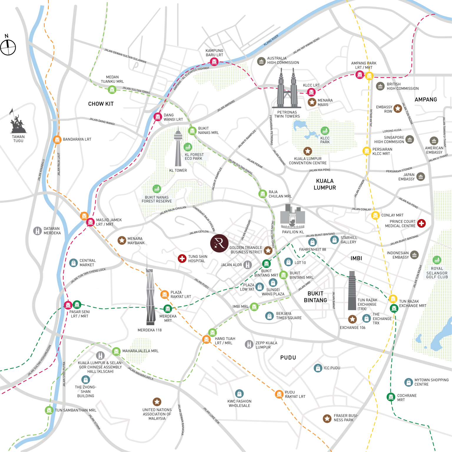 Richmond Estelar KLCC – Location Map