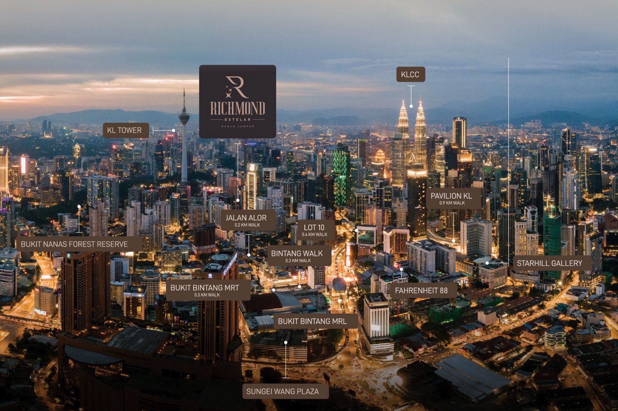 Richmond Estelar KLCC Location Pin