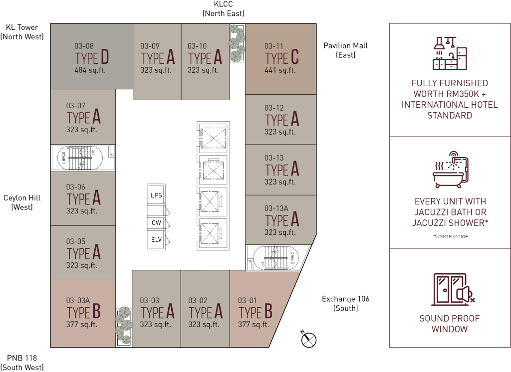 Richmond Estelar KLCC Floor Plate