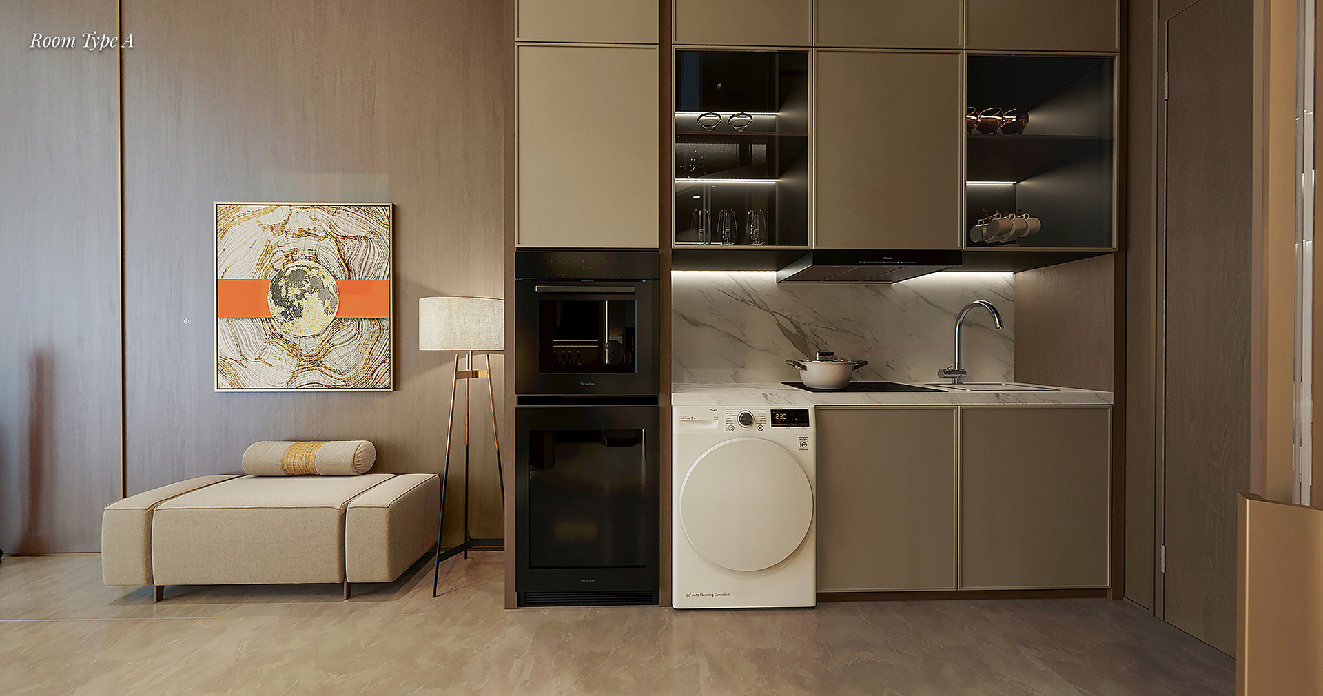 Richmond Estelar Room Type A Kitchen Laundry