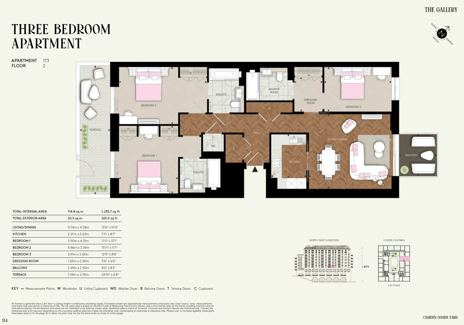 Three Bedroom TG3BA1 Floor Plan