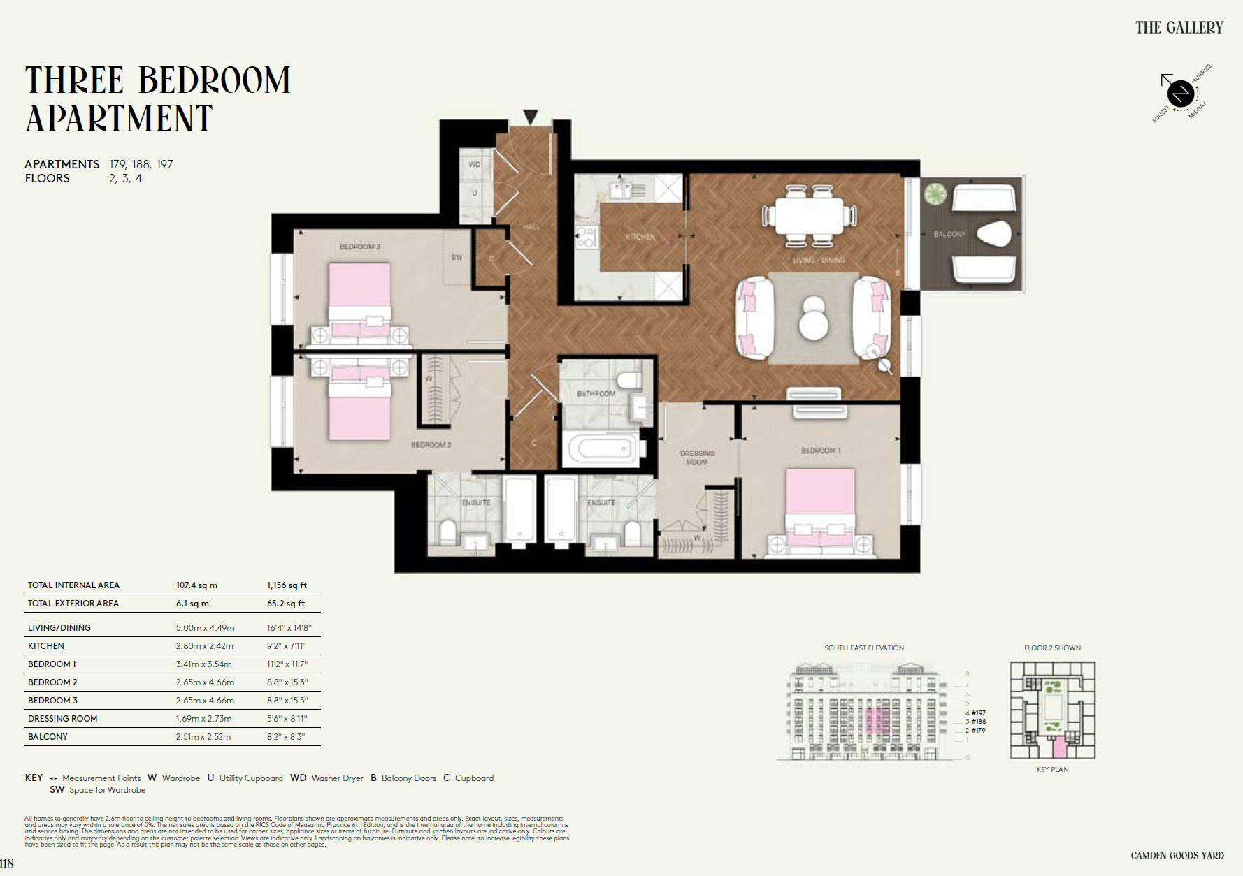 Three Bedroom TG3BA3 Floor Plan