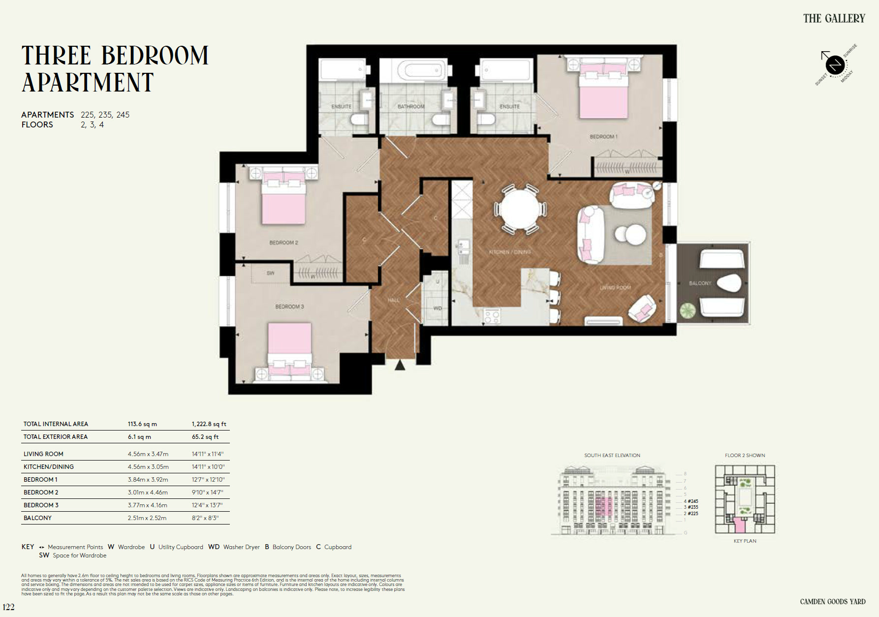 Three Bedroom TG3BA5 Floor Plan