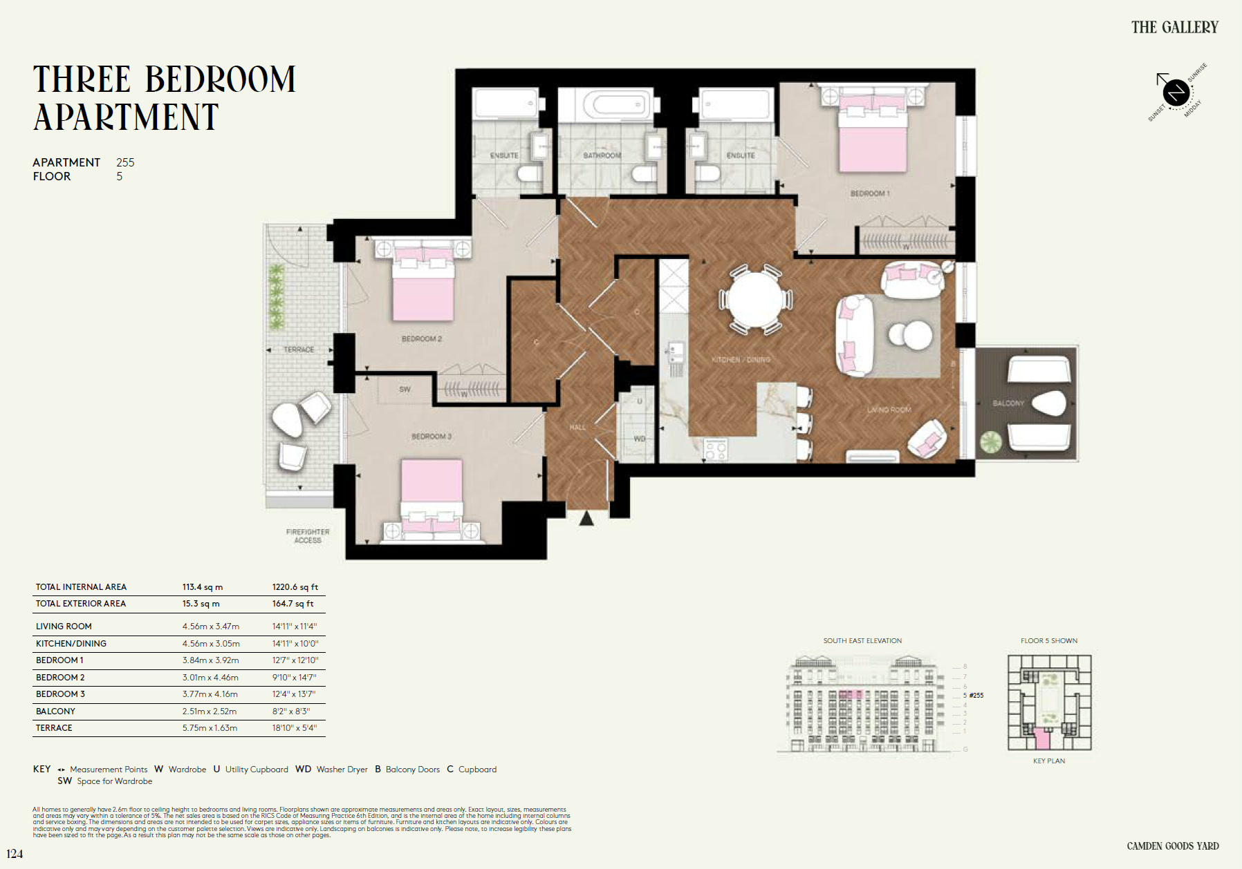 Three Bedroom TG3BA6 Floor Plan