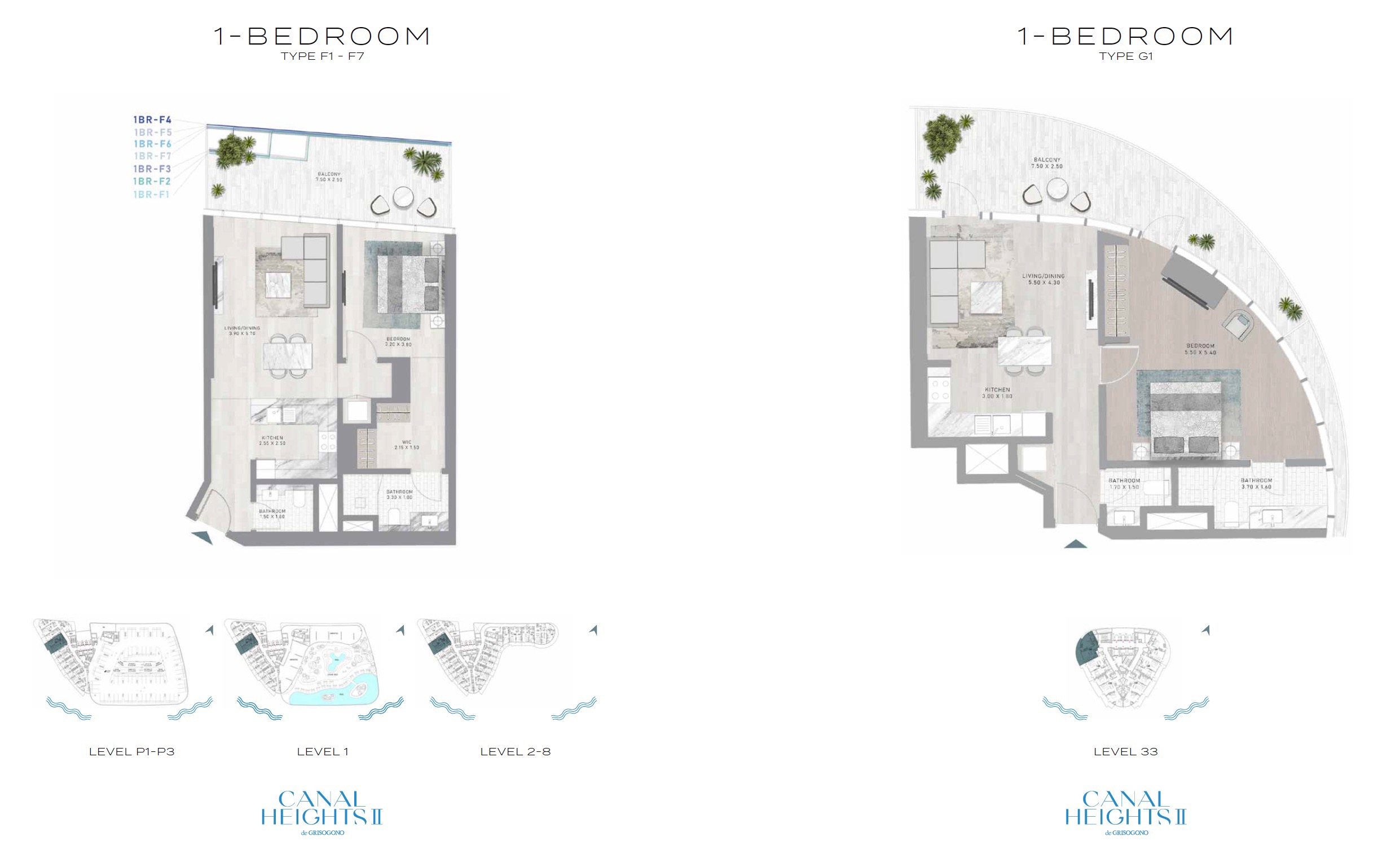 Canal Height Dubai – 1BR 1e