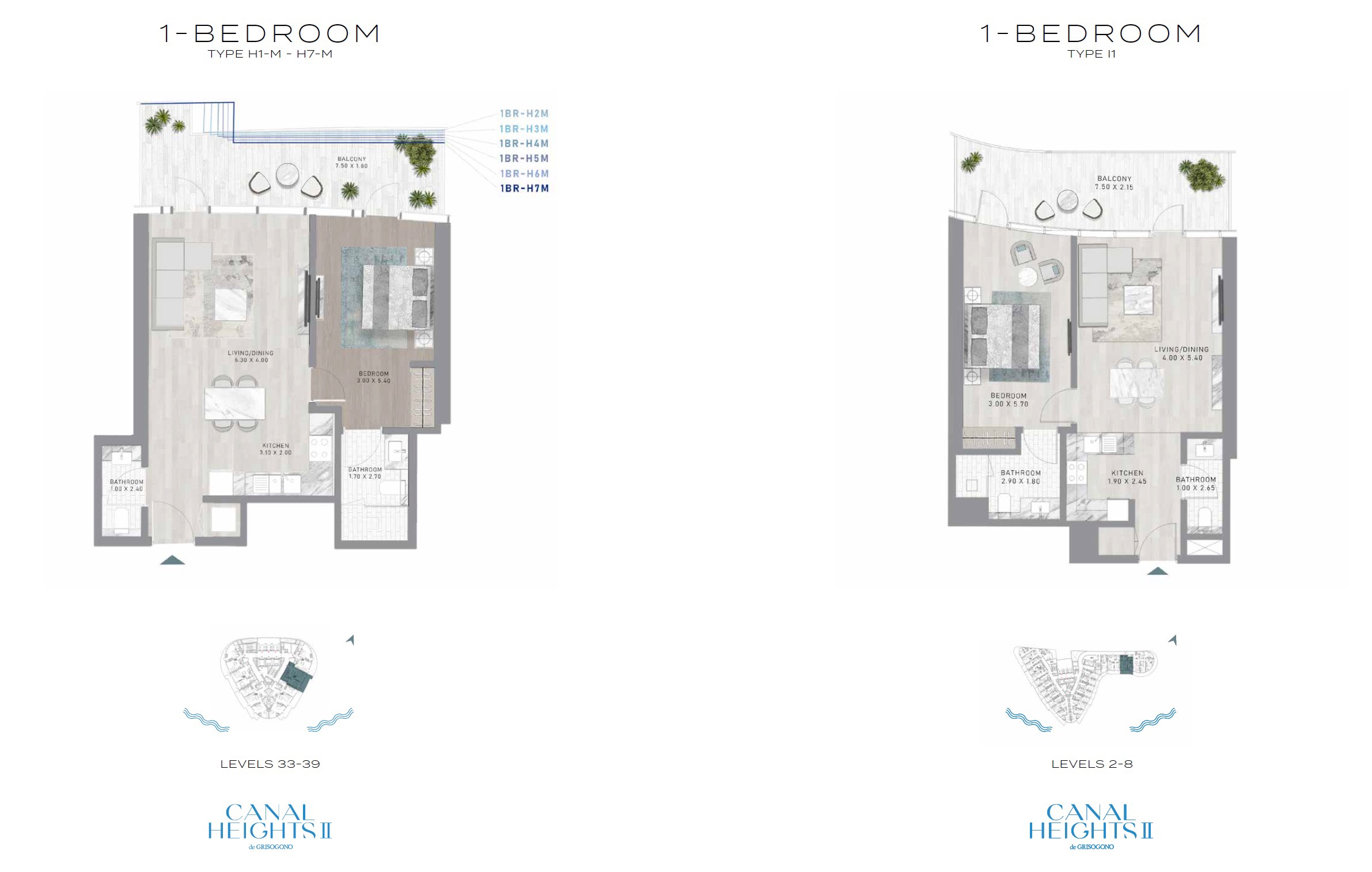 Canal Height Dubai – 1BR 1f