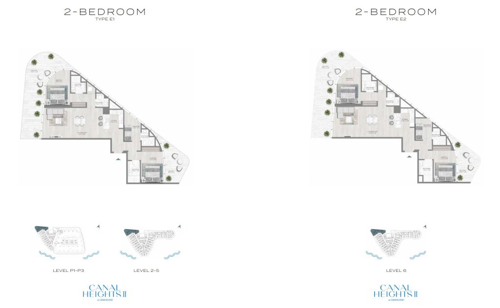 Canal Height Dubai – 2BR 3