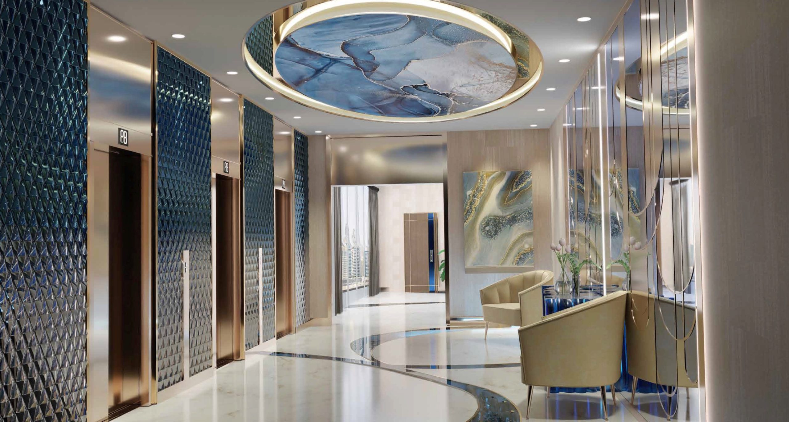 Canal Height Dubai – Lobby
