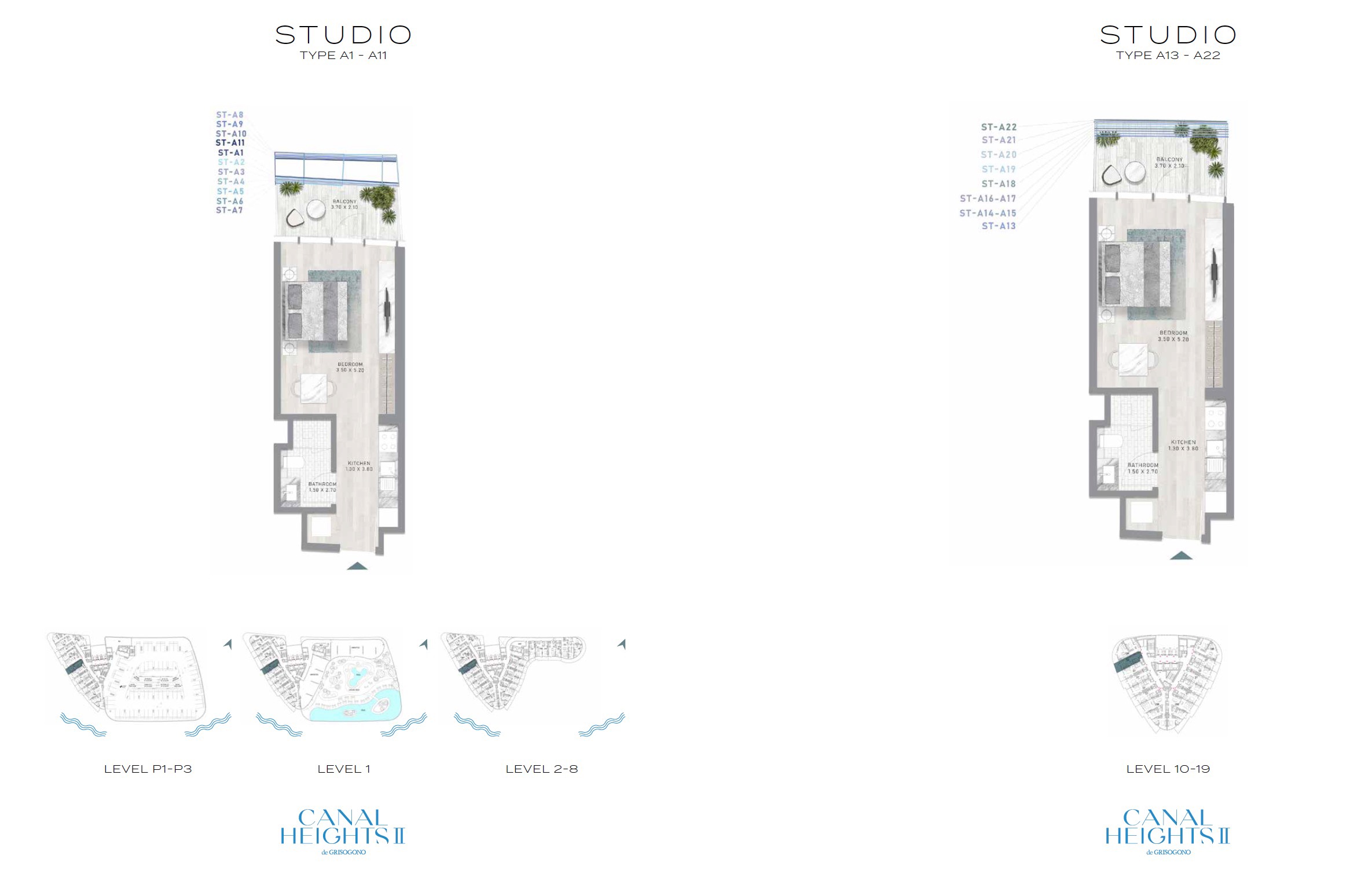 Canal Height Dubai – Studio 1a
