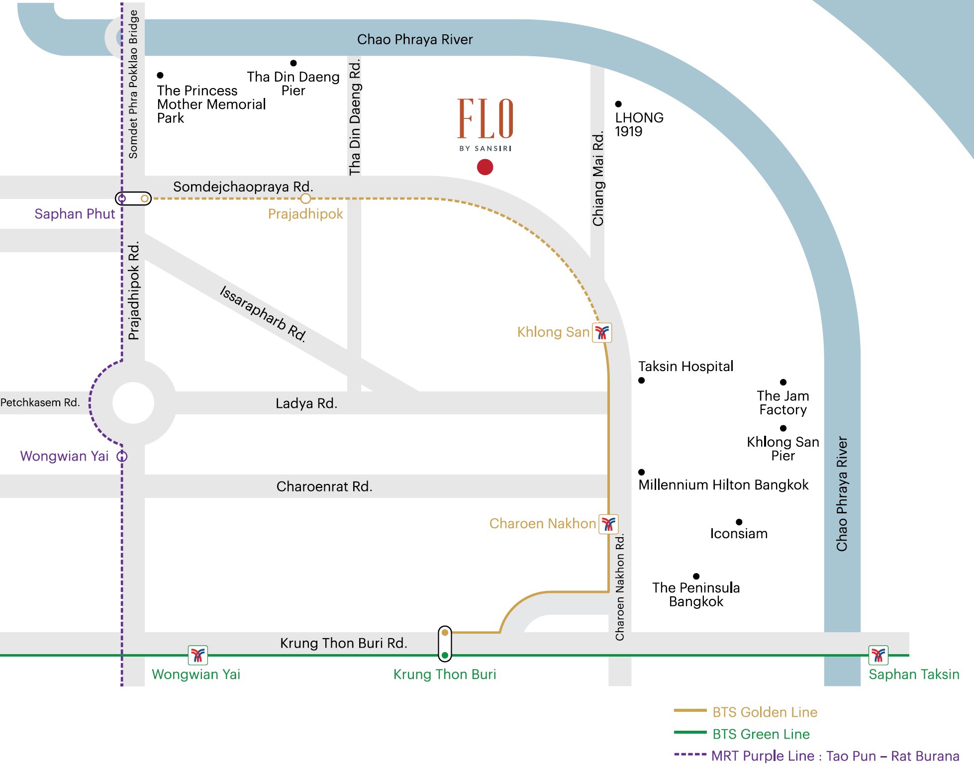 FLO Sansiri Location Map