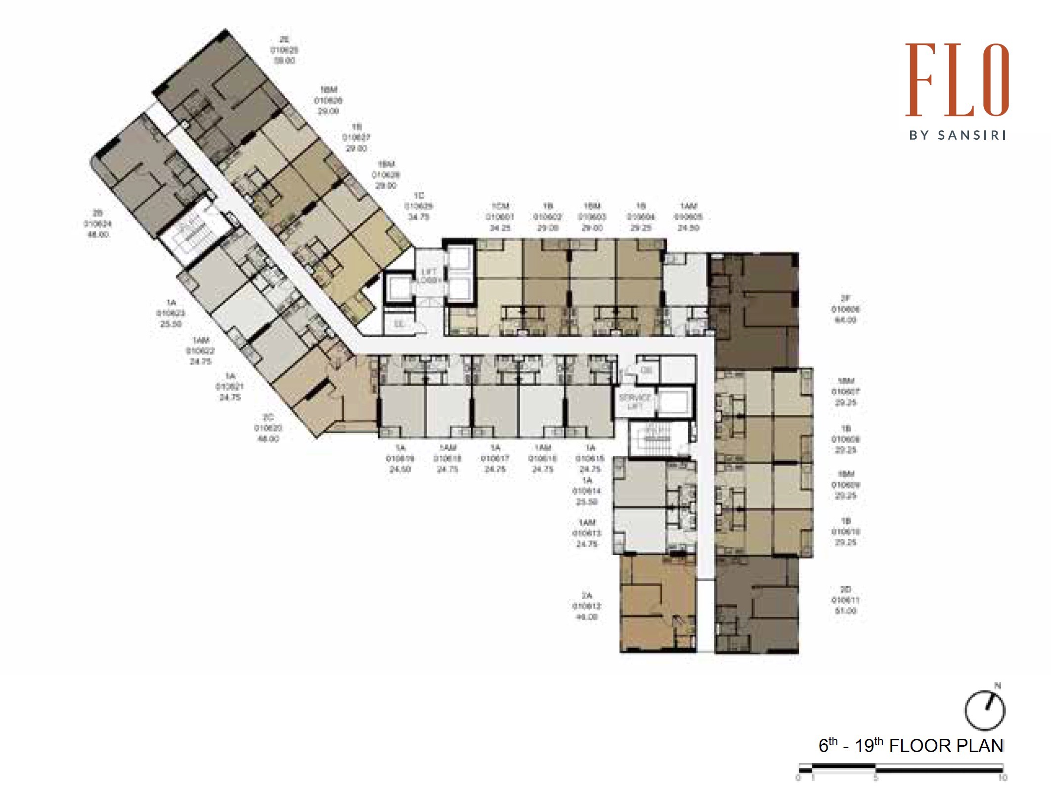 FLO Sansiri Site Plan 6 19 Level