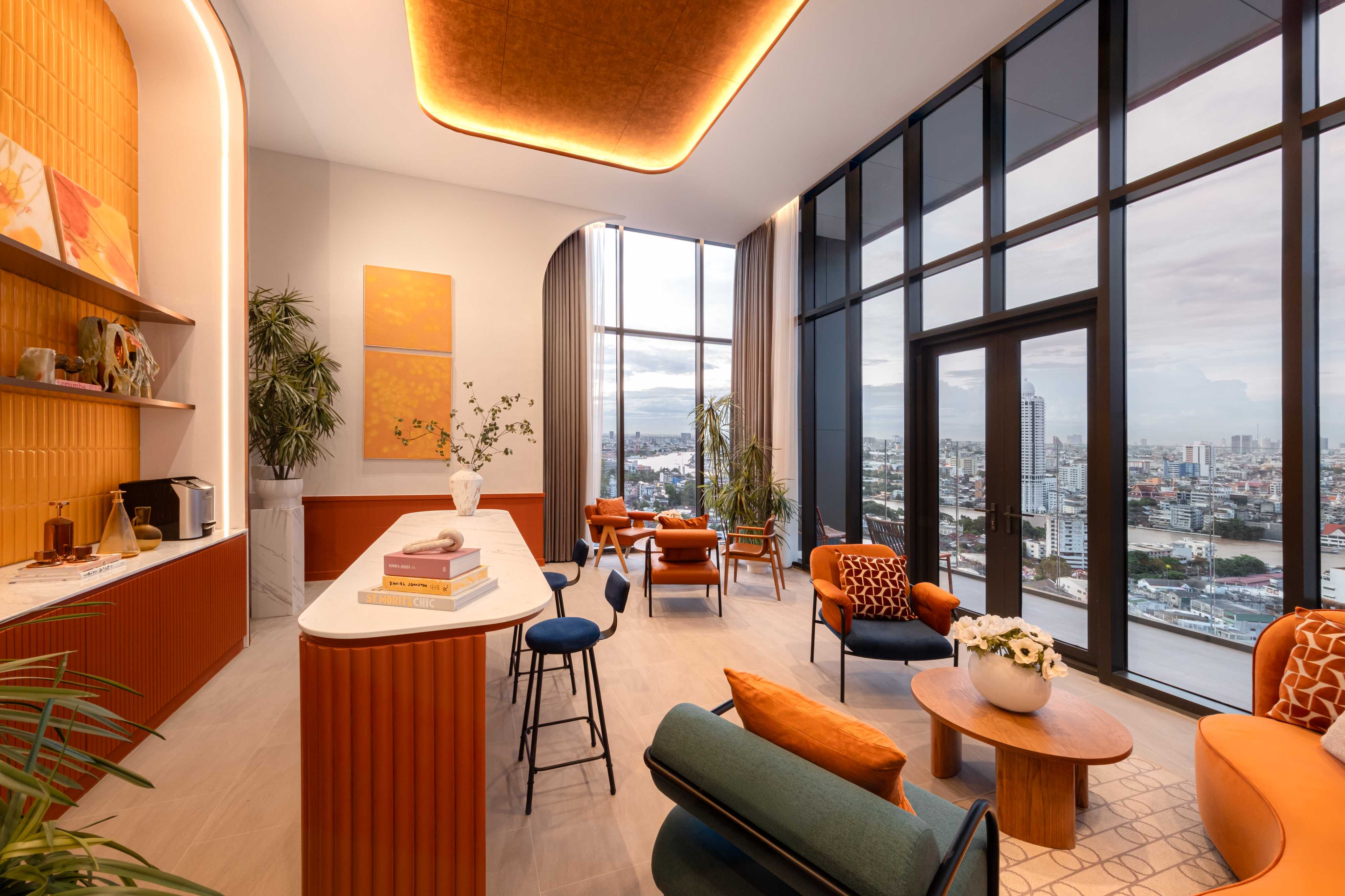 Luxury lounge interior
