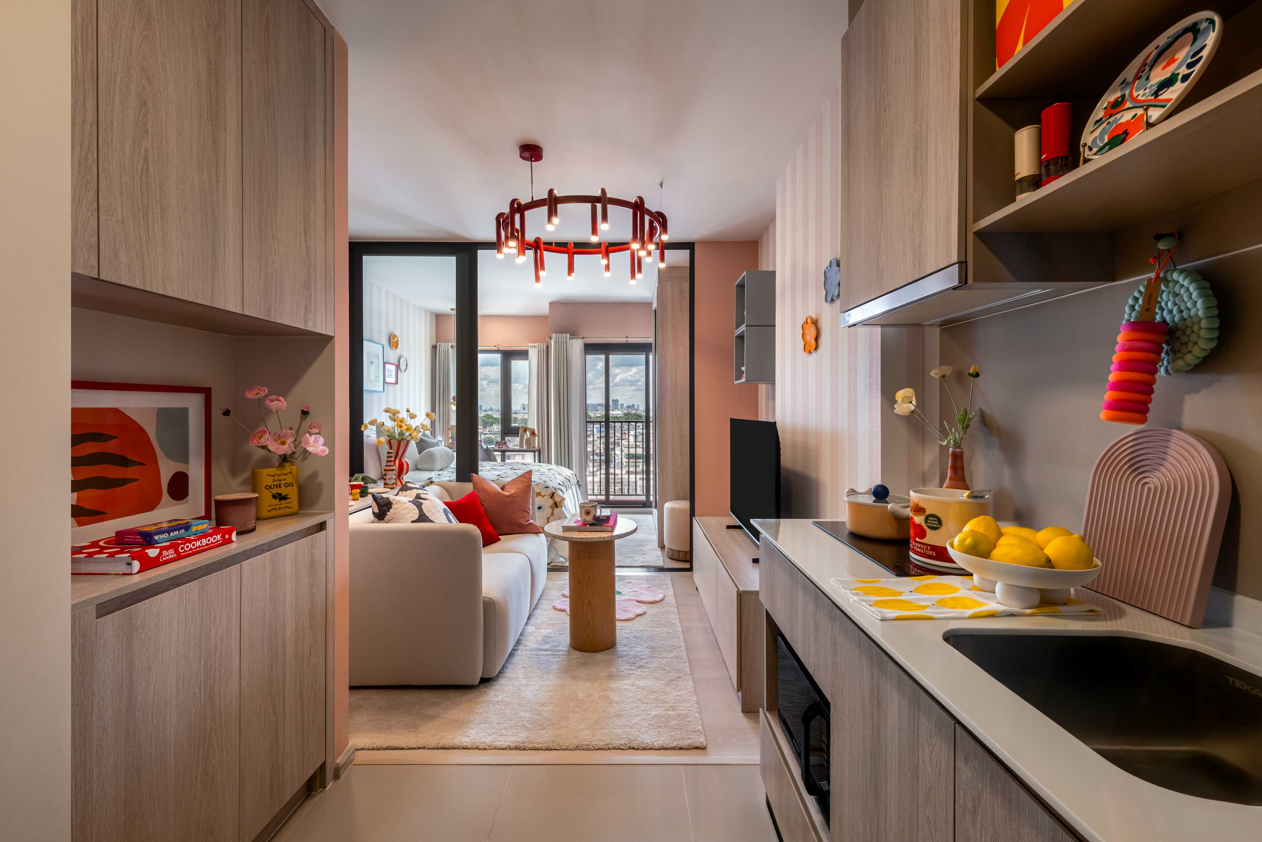 Studio apartment interior
