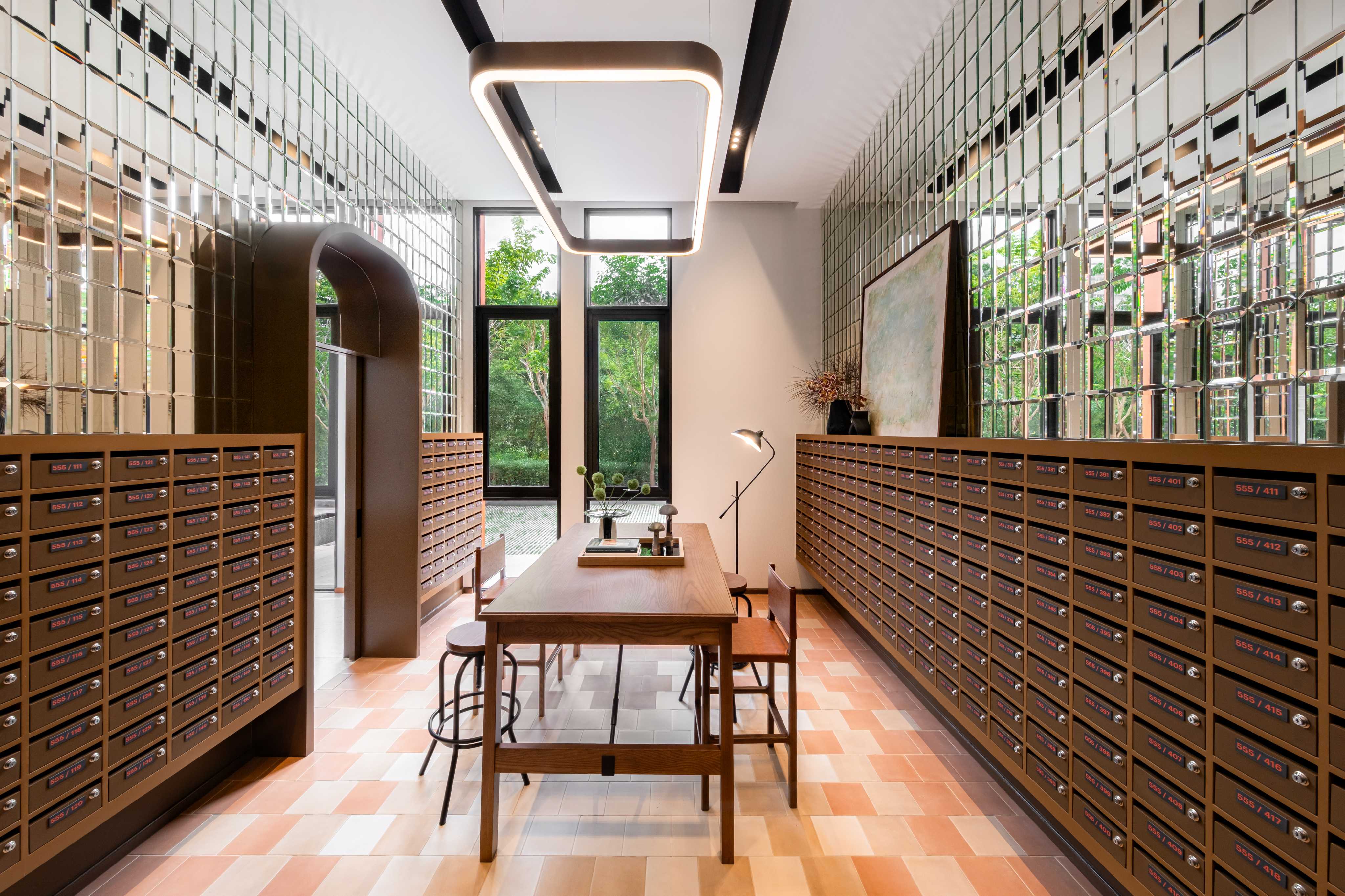 Mailroom interior