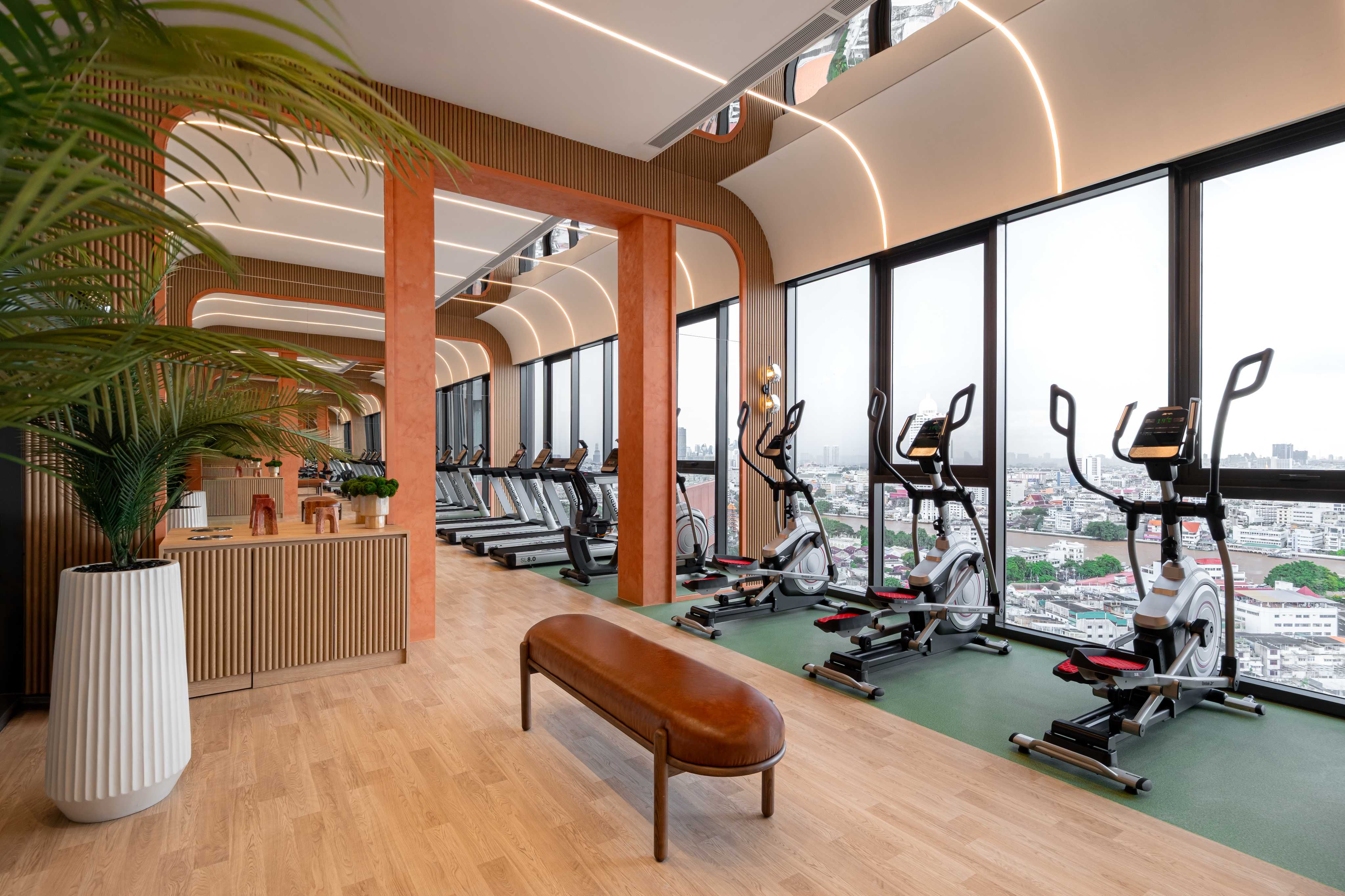Luxury gym interior