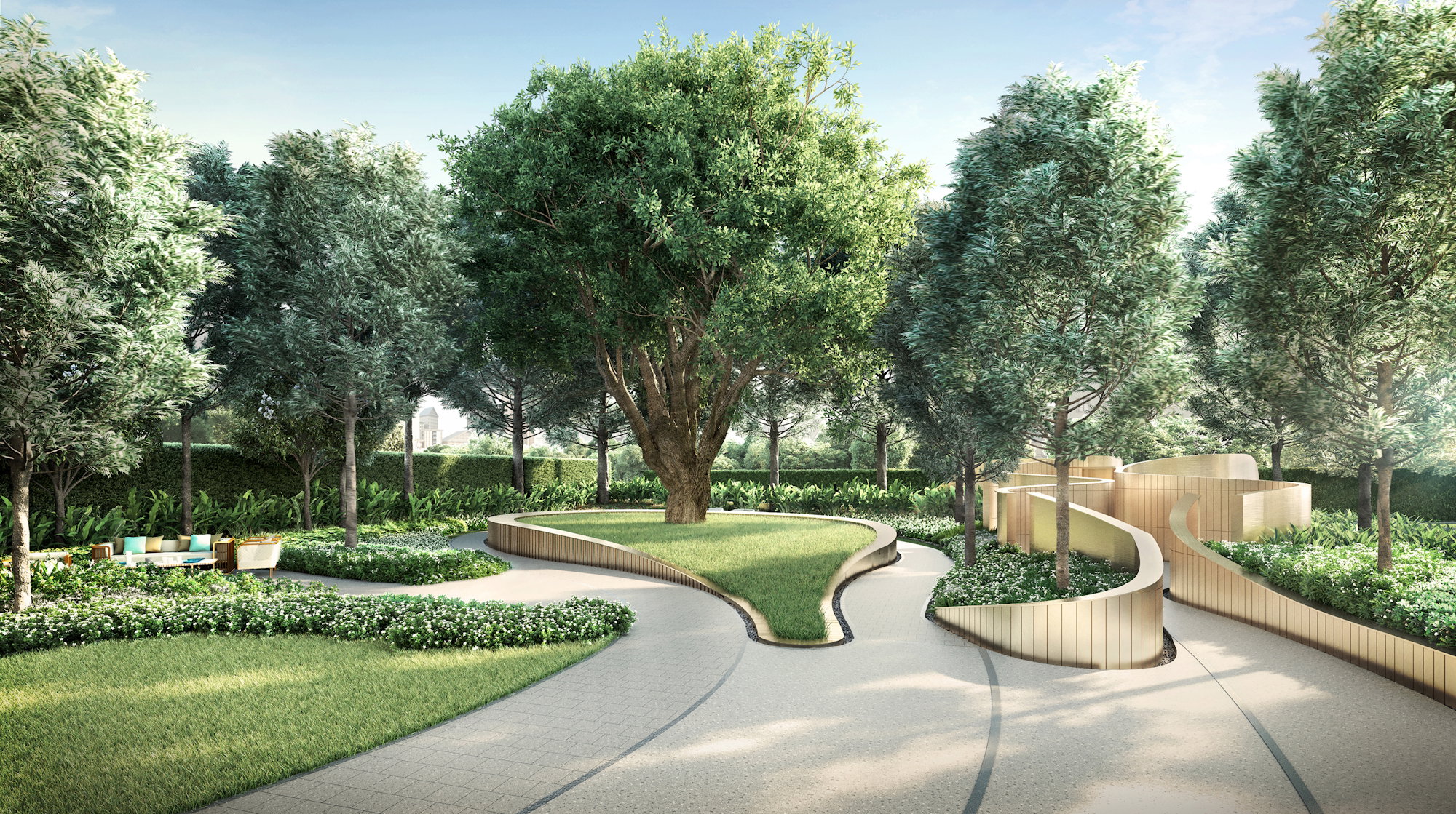 Shush Ratchathewi garden landscape