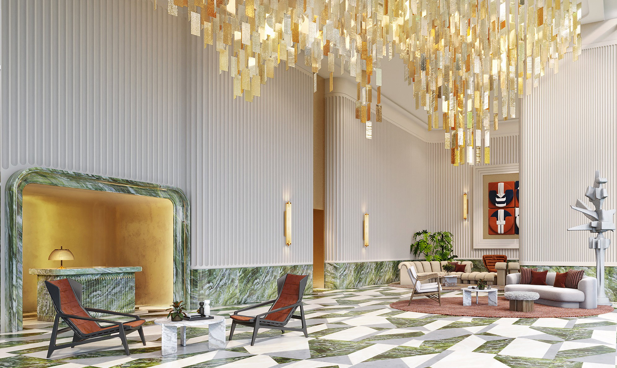 Shush Ratchathewi lobby interior