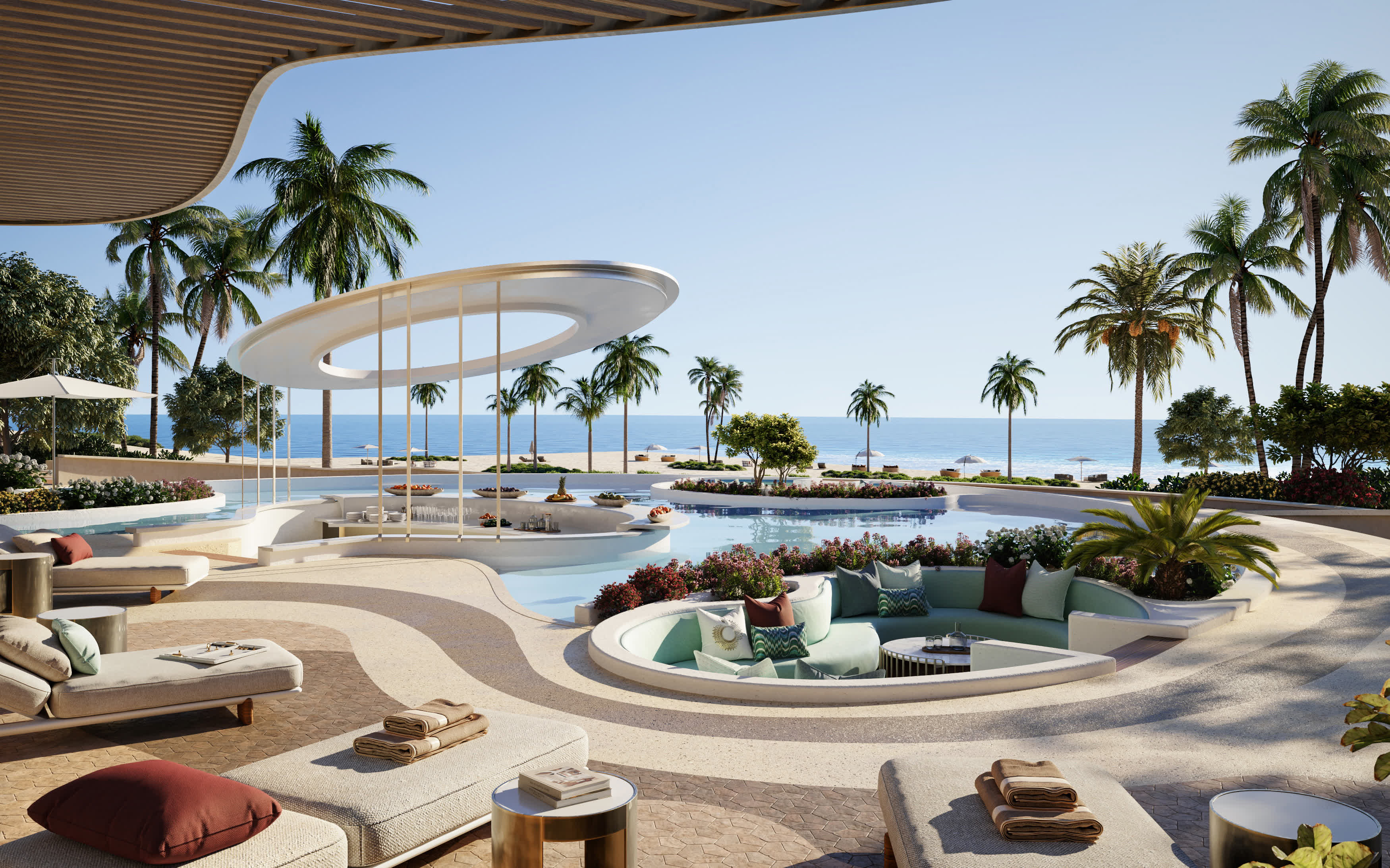 Jacob & Co. Beach Club Pool Area