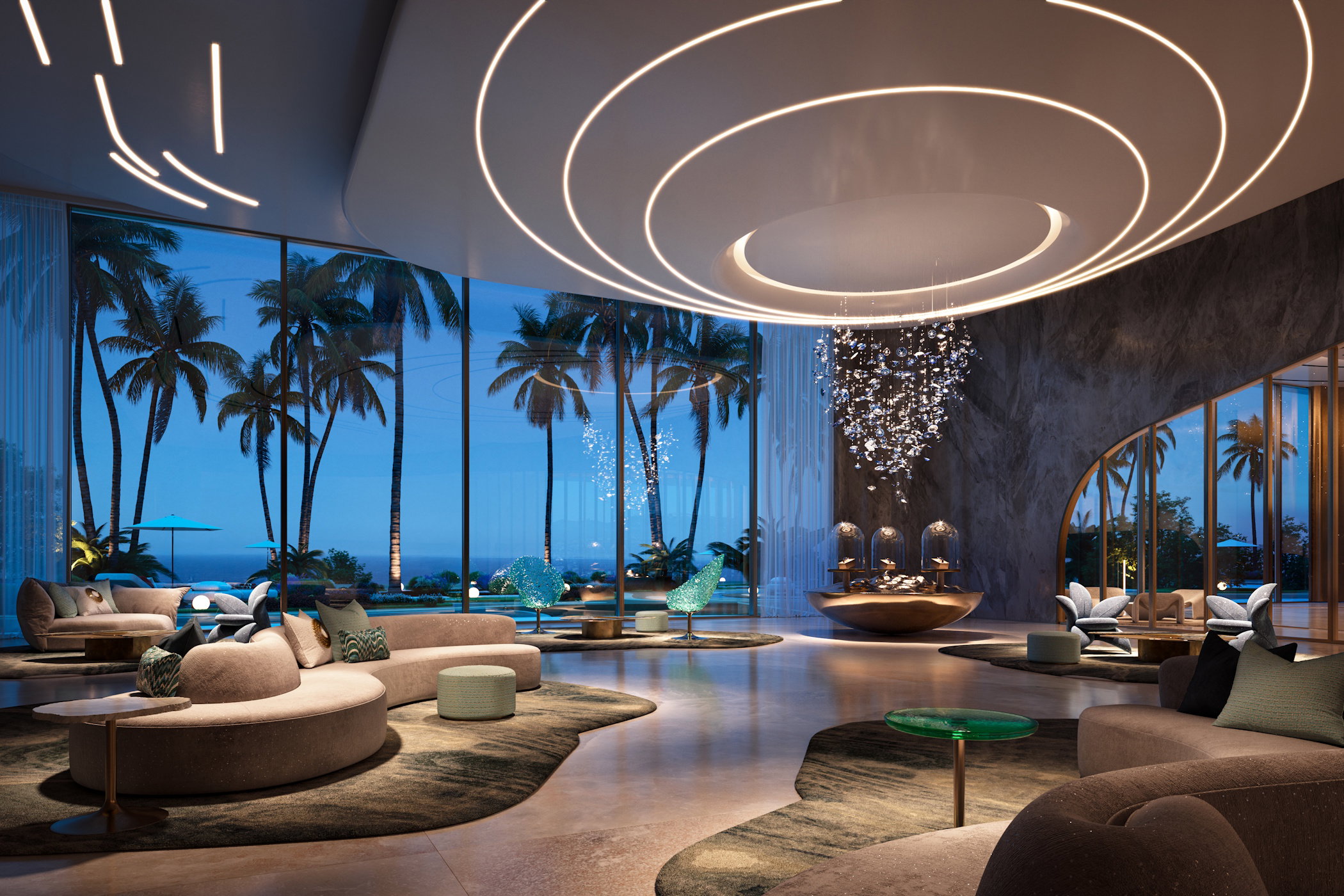 Jacob Co Beachfront Living By Ohana residents club lounge