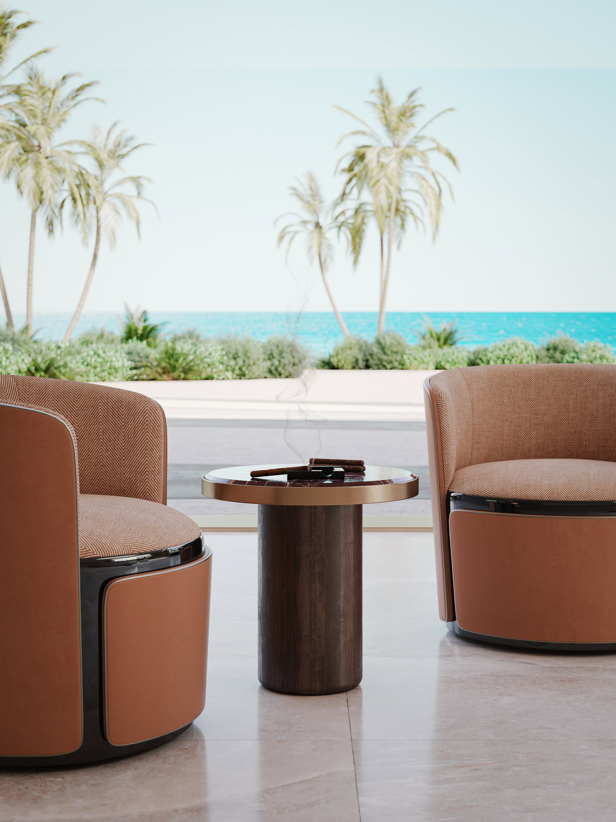 Jacob Co Beachfront Living By Ohana seafront cigar lounge close up