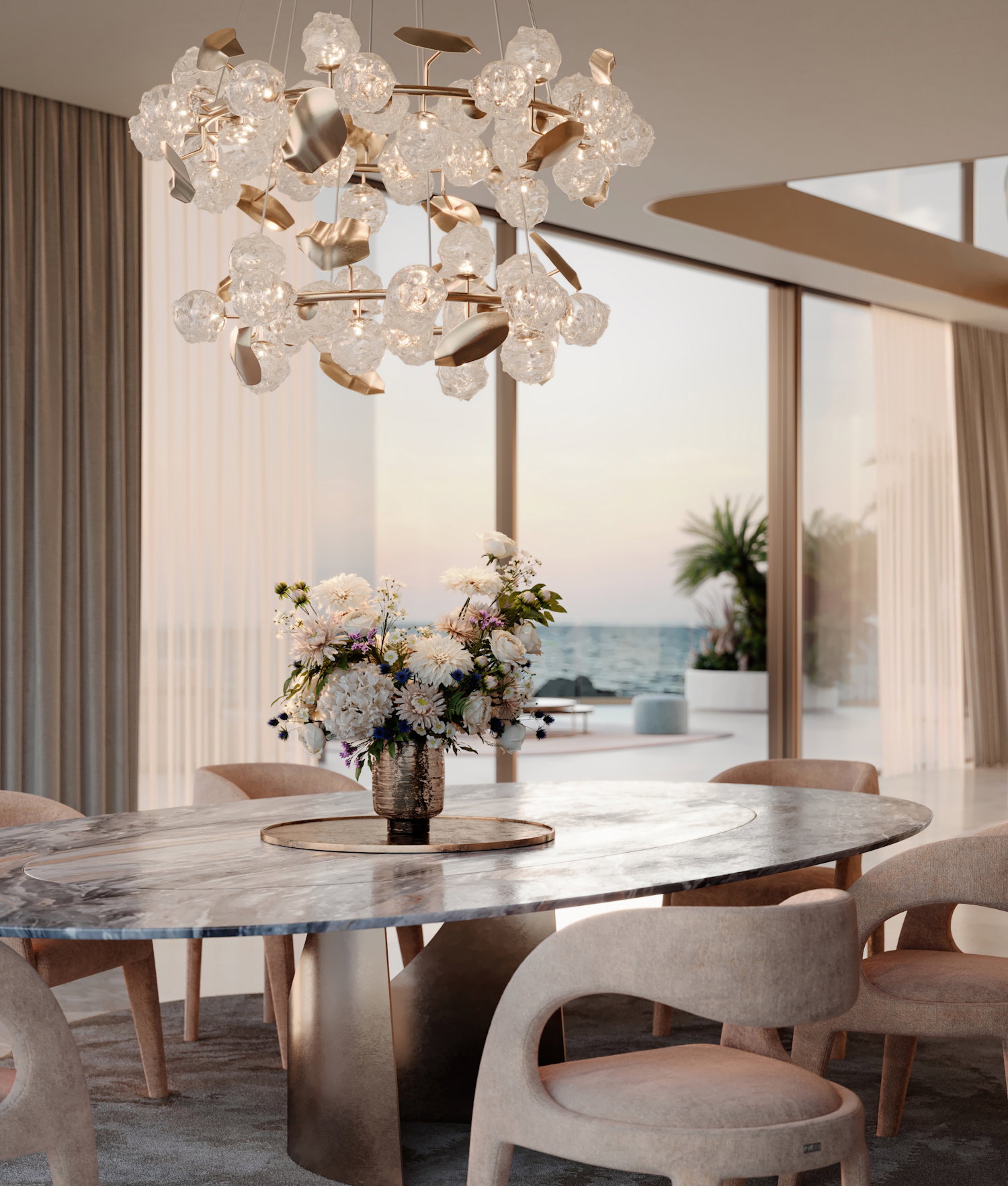 Jacob Co Beachfront Living By Ohana dining room interior