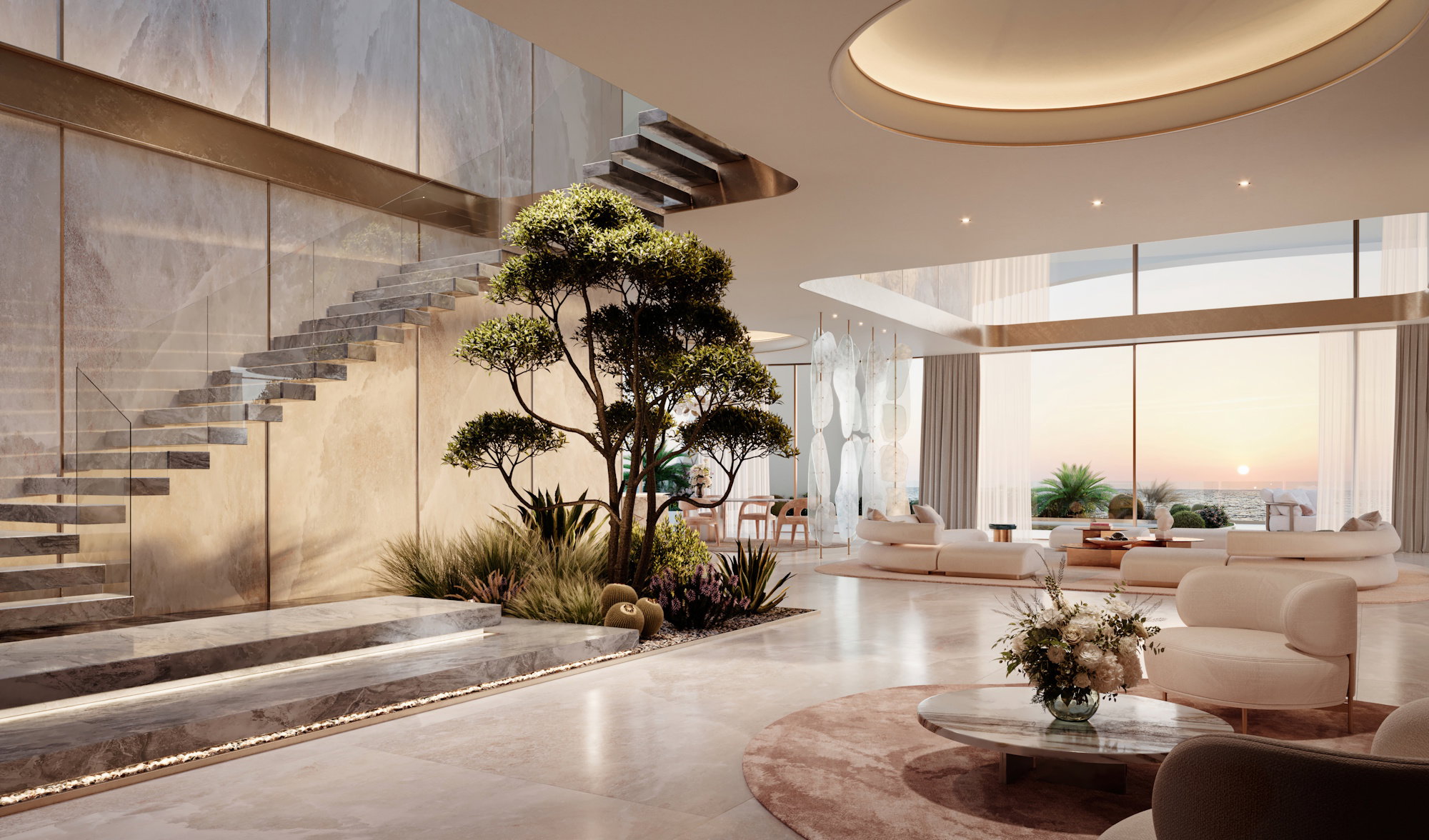 Jacob Co Beachfront Living By Ohana luxury interior staircase