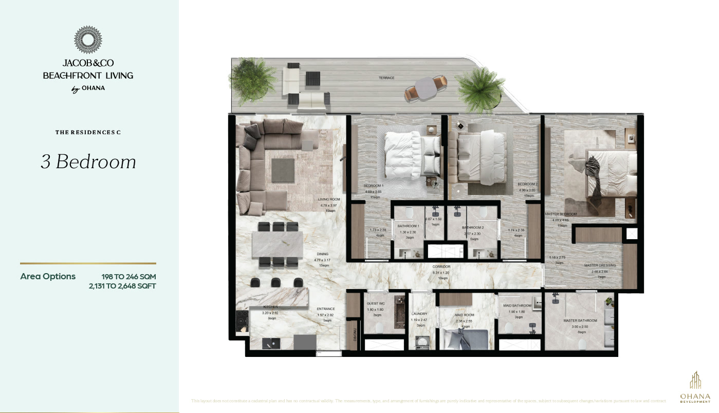 3BR Type C3 Floor Plan