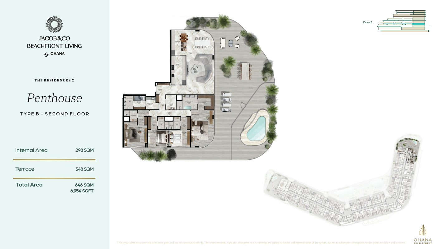 Penthouse Type CPB2 Floor Plan