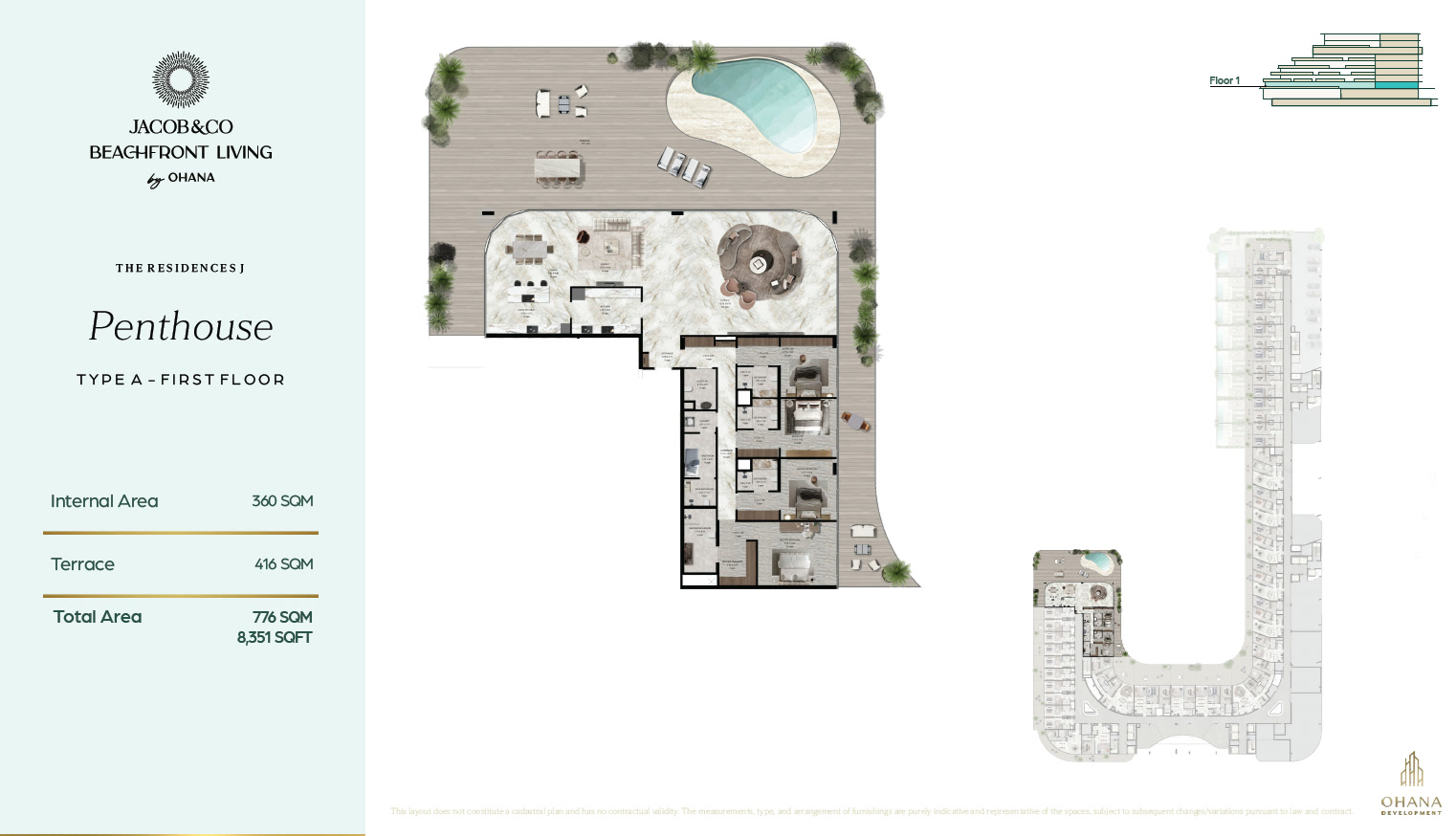Penthouse Type JPA1 Floor Plan