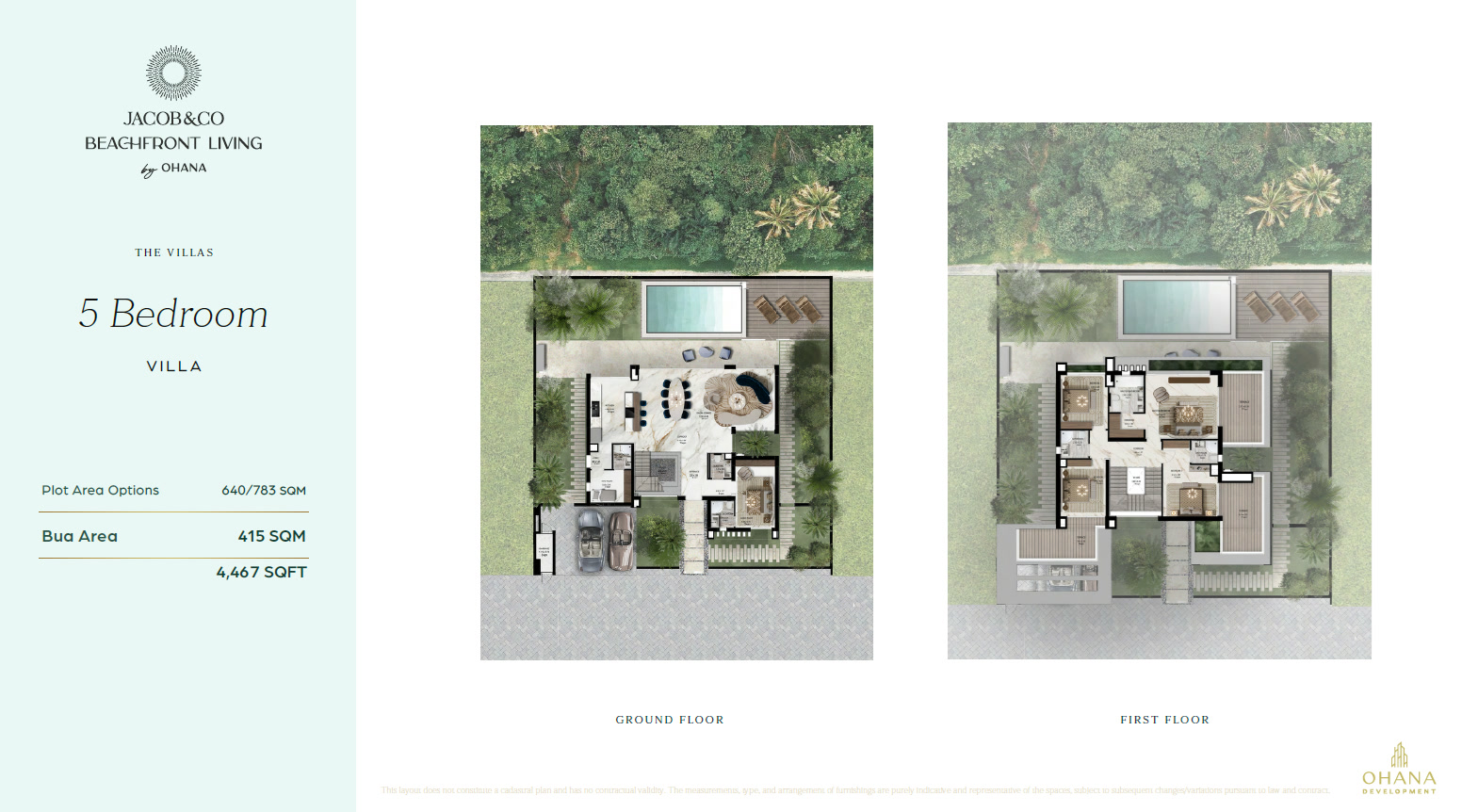 5BR Villa Floor Plan