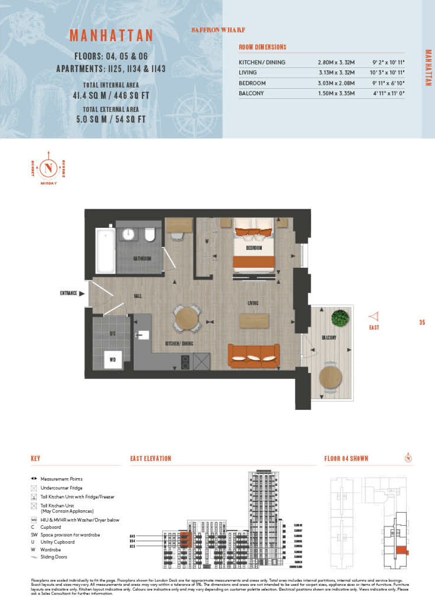 Manhattan Type 1125 Floor Plan
