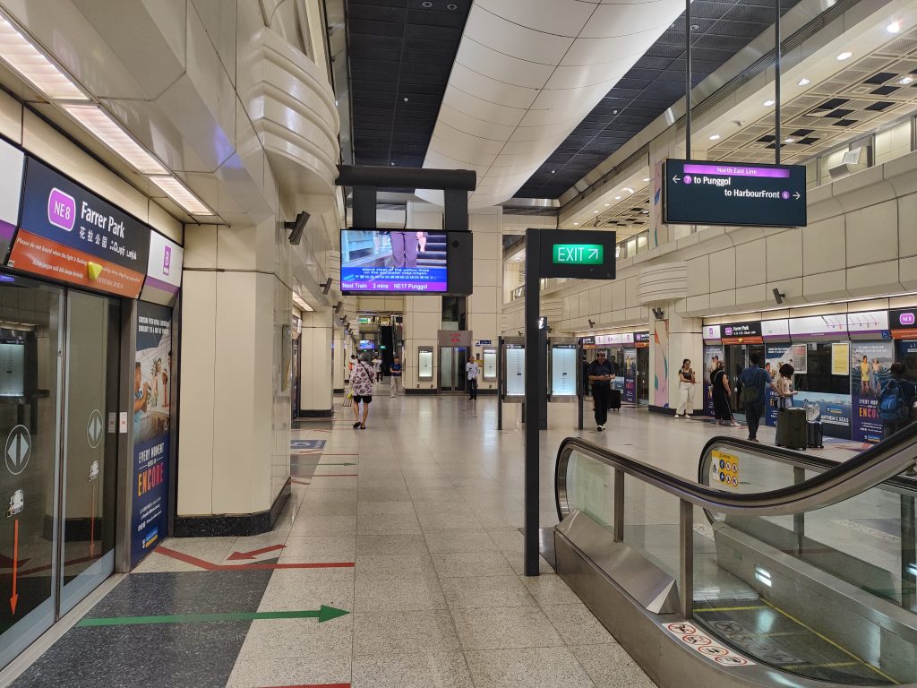 NE8 Farrer Park MRT Platforms 20240923 143719