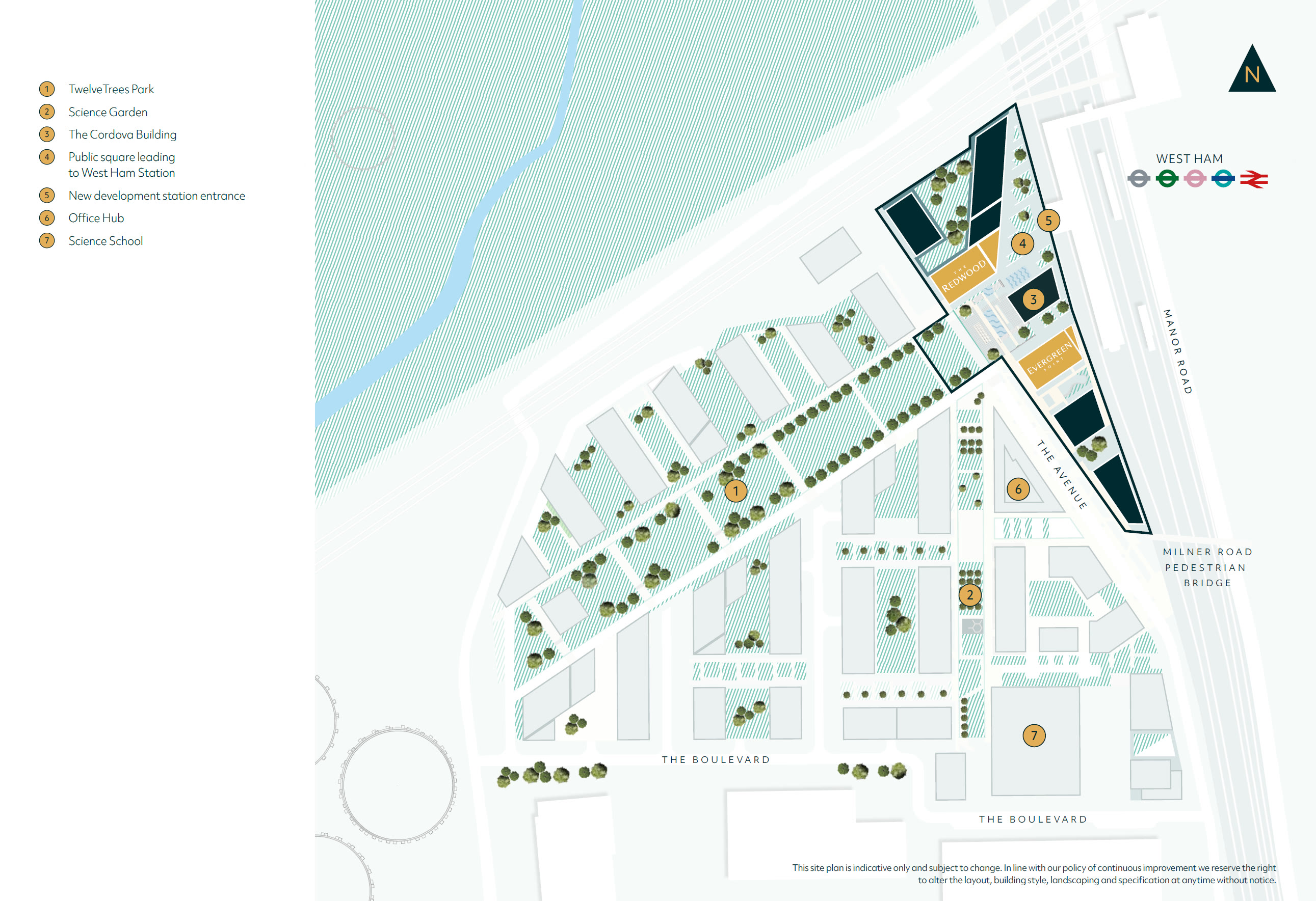 TwelveTrees Park Site Plan
