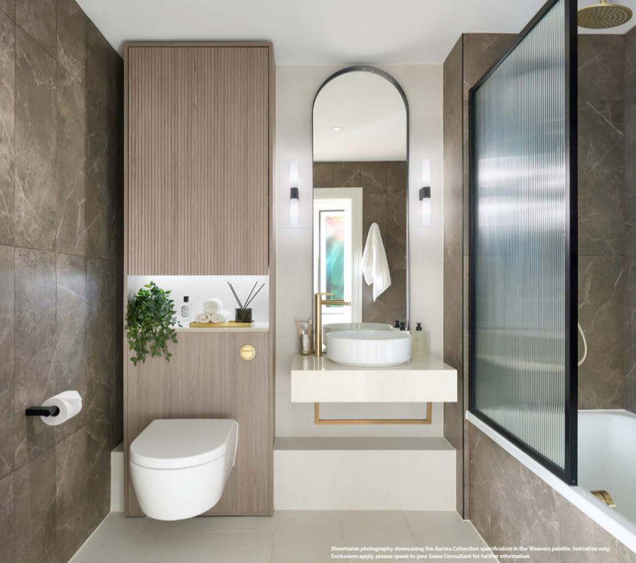 Modern bathroom interior