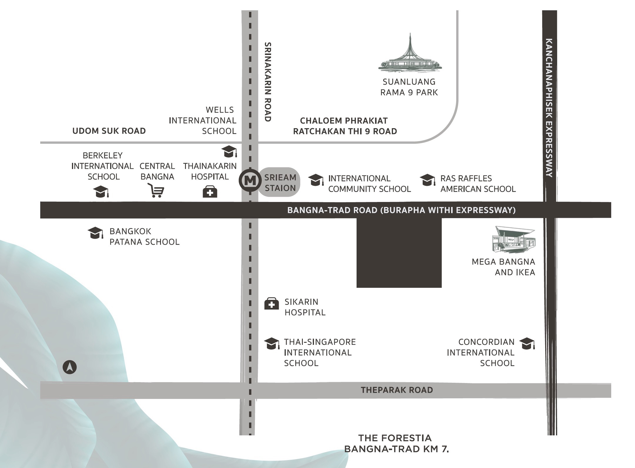 Whizdom The Forestias – Location Map