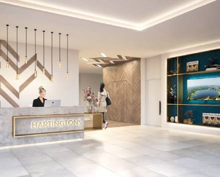 Woodberry Down Reception Lobby